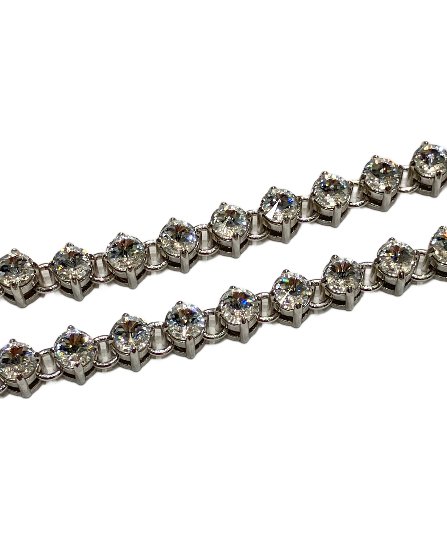 中古・古着通販】MIU MIU (ミュウミュウ) ストーンロゴチョーカー
