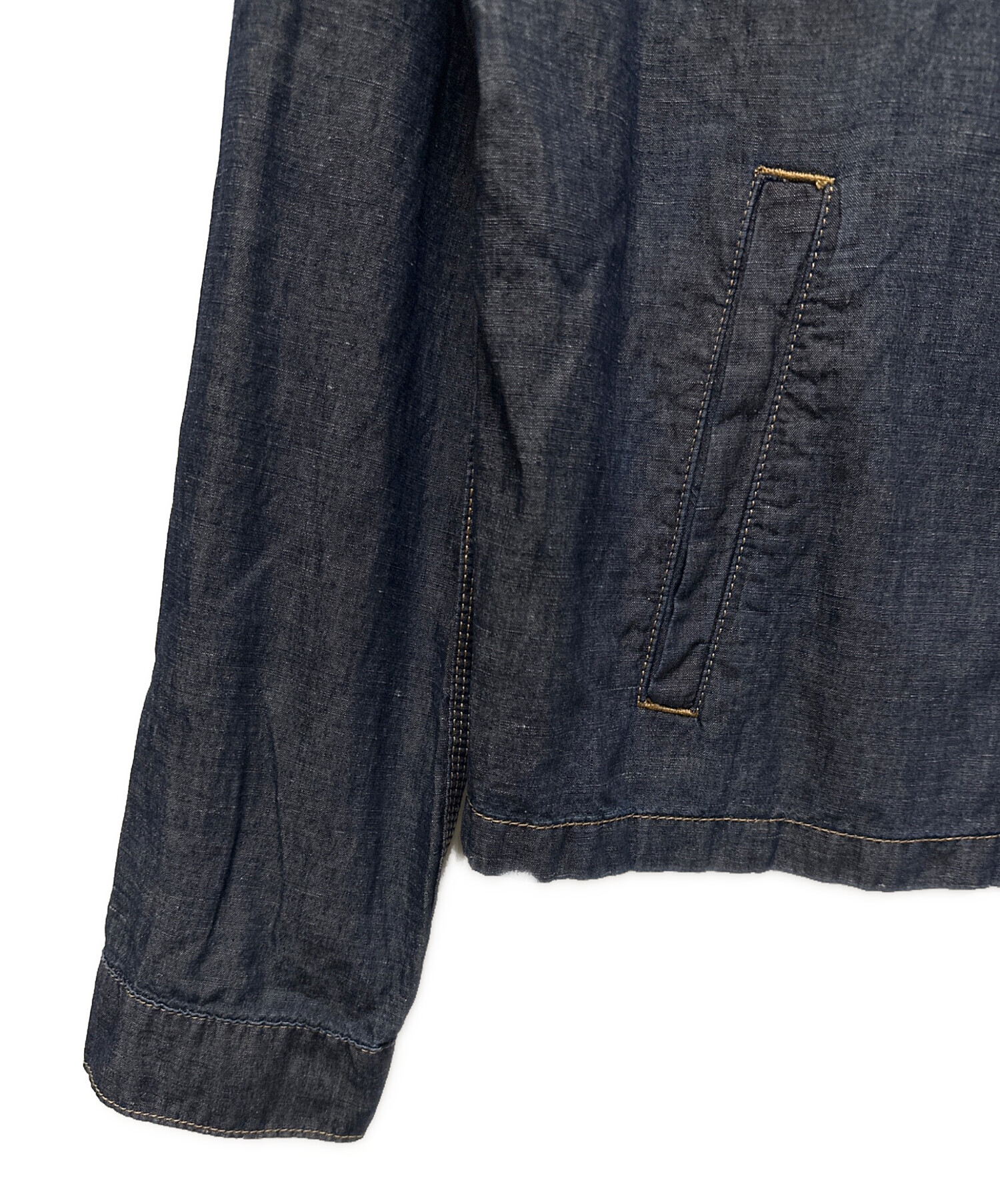 中古・古着通販】PRADA (プラダ) トライアングルプレート シャンブレー