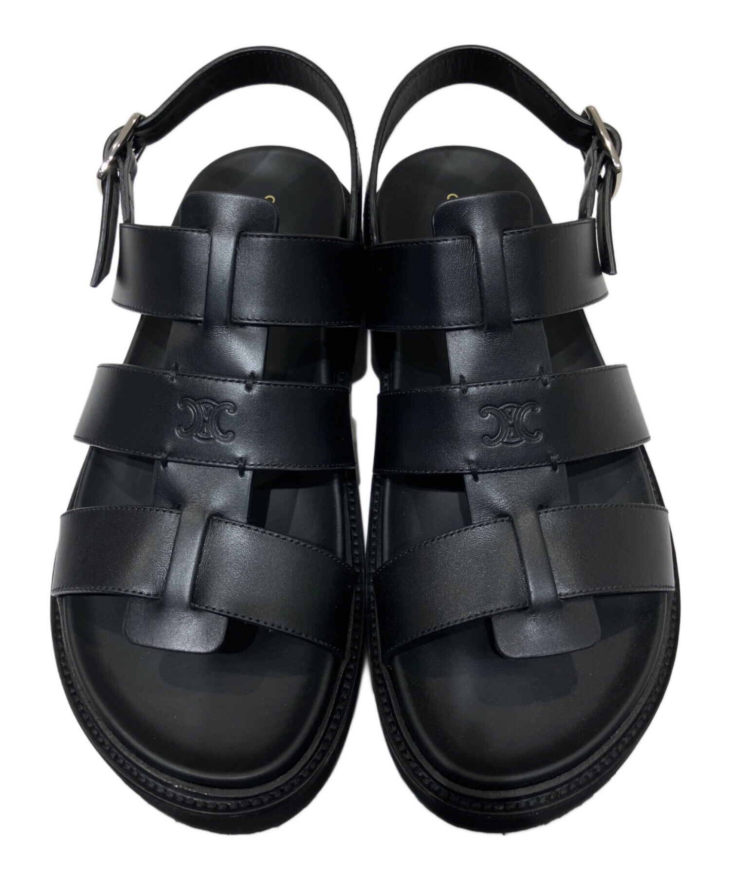 新中古サンダルです。 中古・古着通販】CELINE (セリーヌ) 26SS ティッピサンダル ブラック