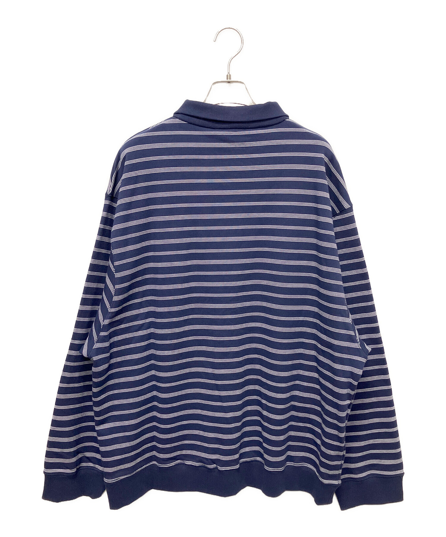 新品未使用品【定価27万円】miumiu25AWストライプジップポロシャツ正規品