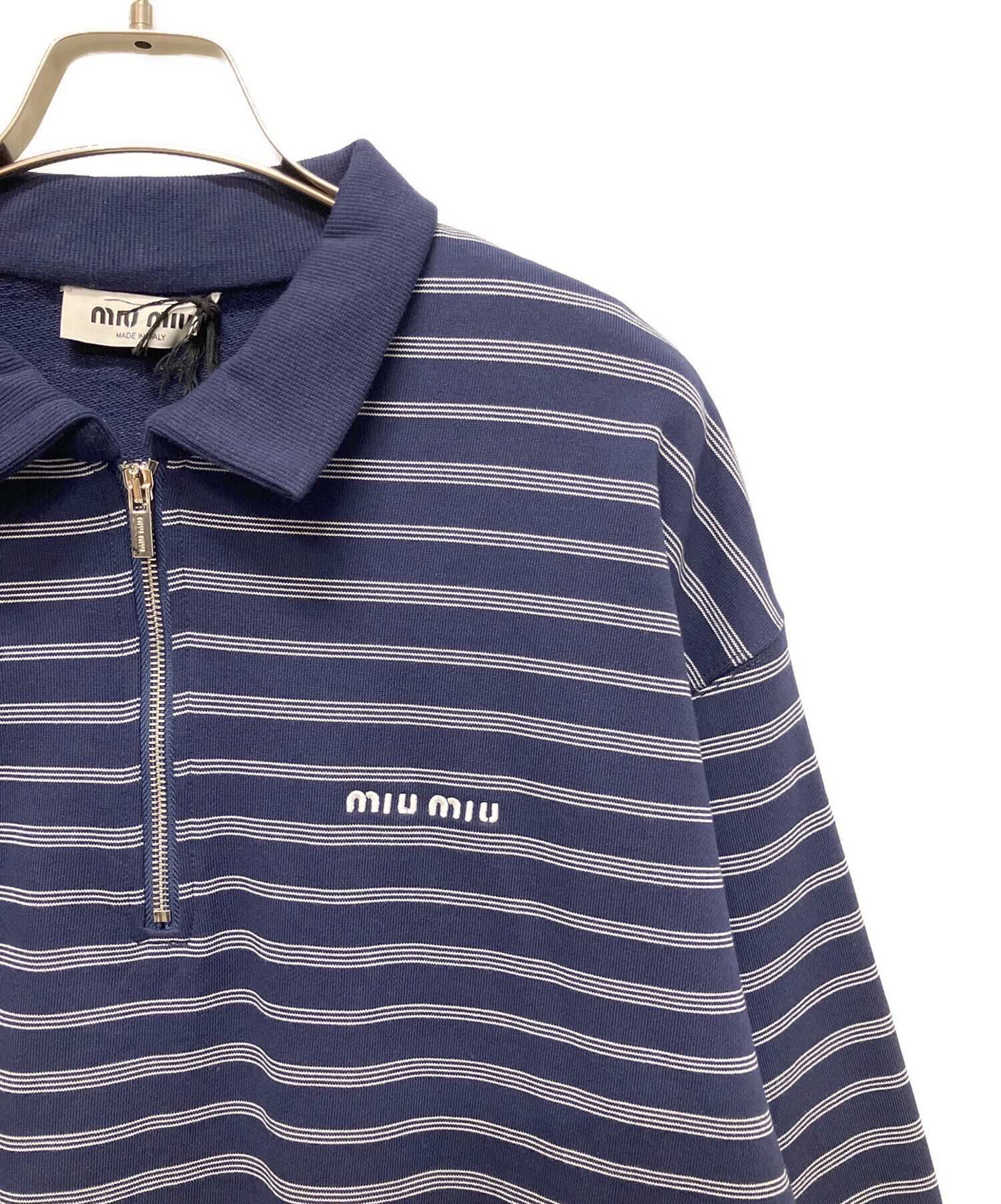 中古・古着通販】MIU MIU (ミュウミュウ) ストライプジッパー