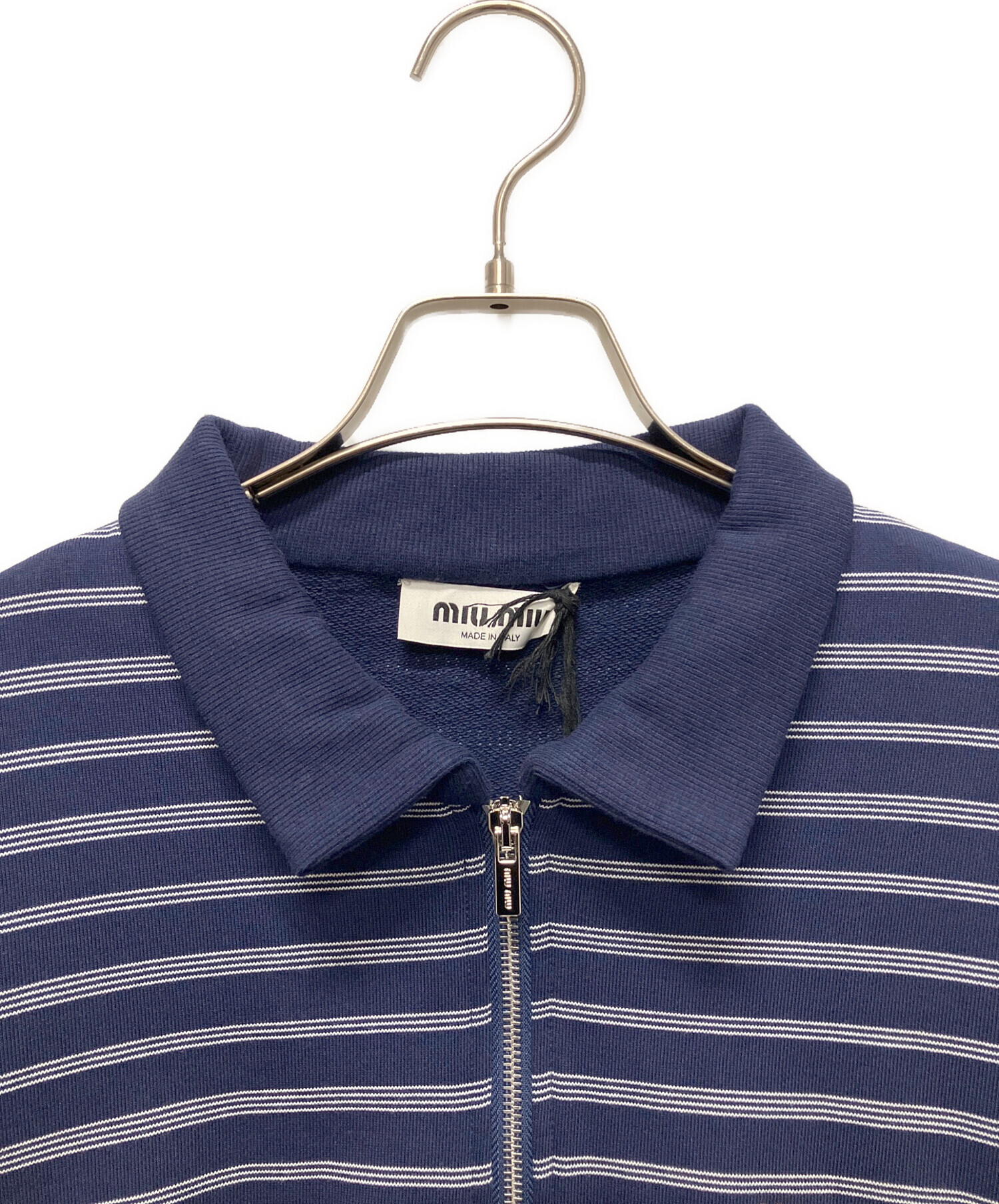 中古・古着通販】MIU MIU (ミュウミュウ) ストライプジッパー