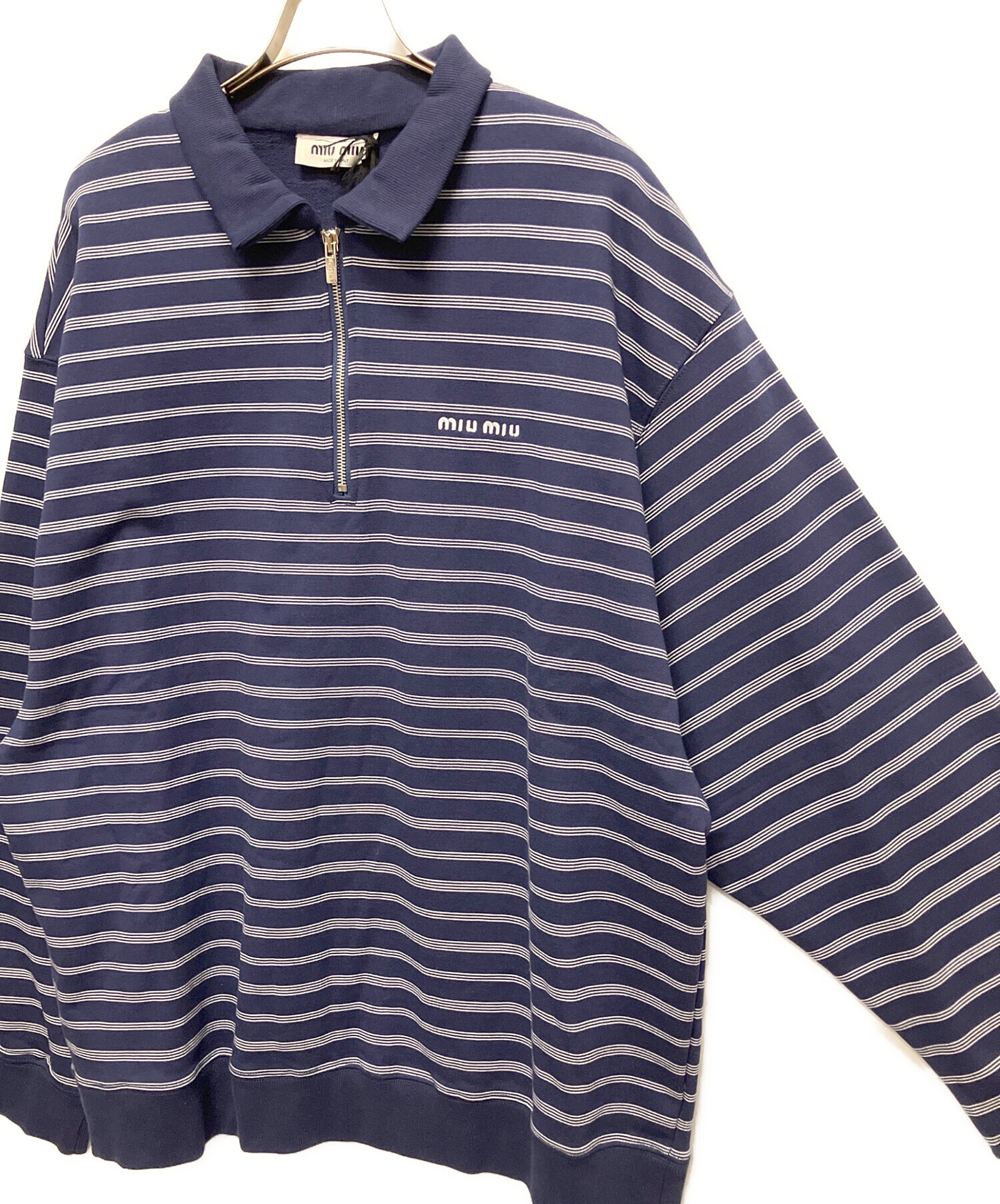 中古・古着通販】MIU MIU (ミュウミュウ) ストライプジッパー
