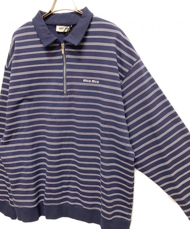 中古・古着通販】MIU MIU (ミュウミュウ) ストライプジッパー 