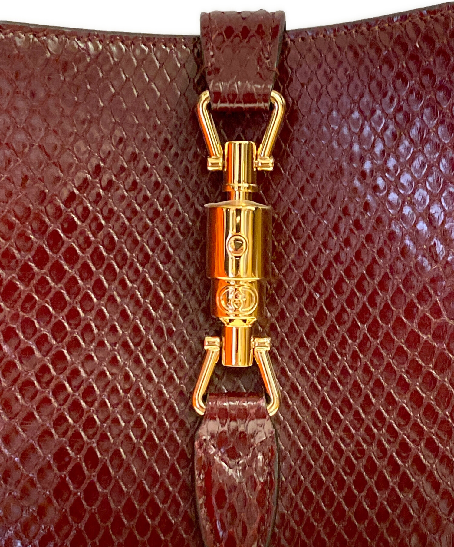 中古・古着通販】GUCCI (グッチ) ジャッキーハンドバッグ レッド