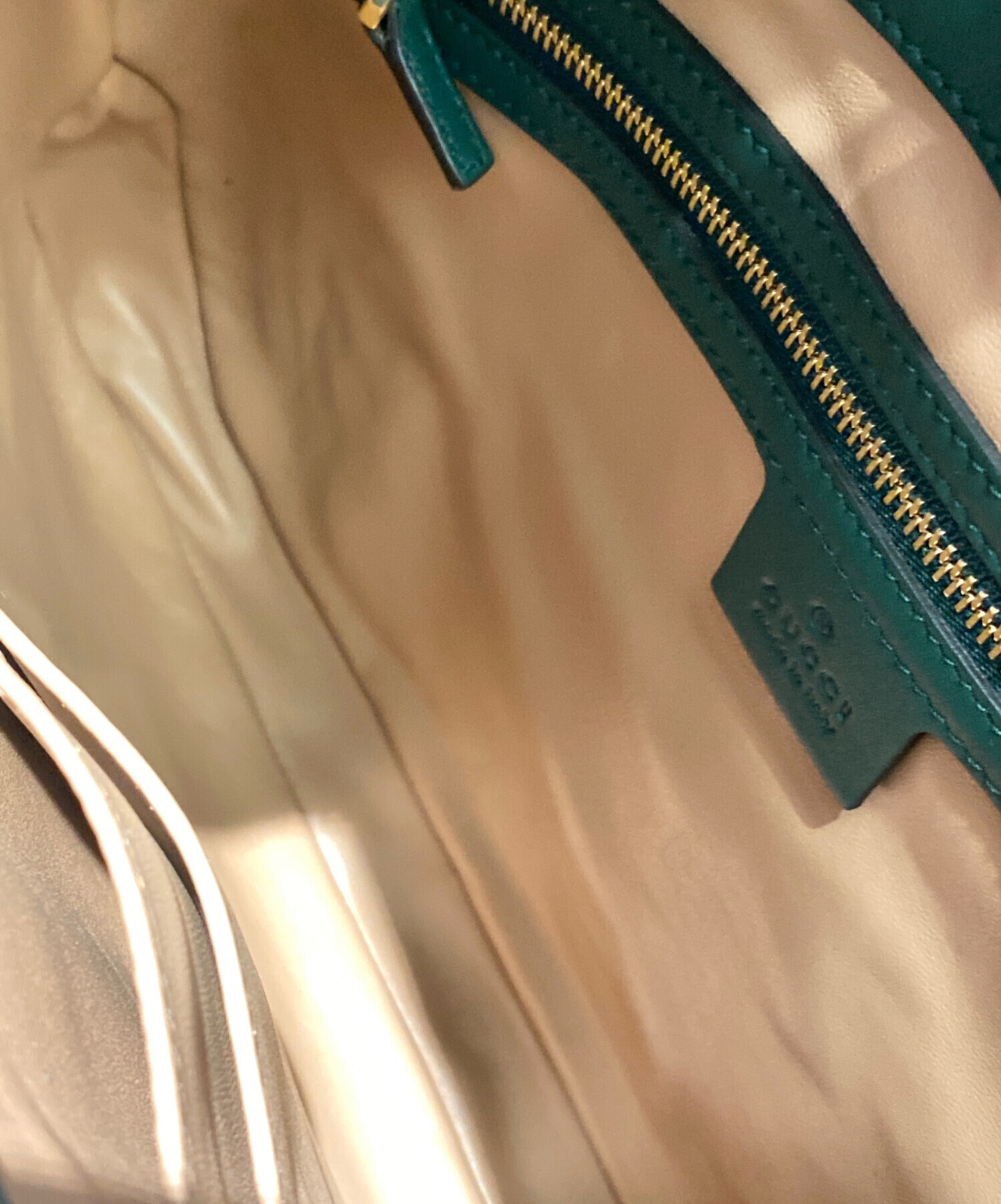 中古・古着通販】GUCCI (グッチ) ジャッキーハンドバッグ グリーン