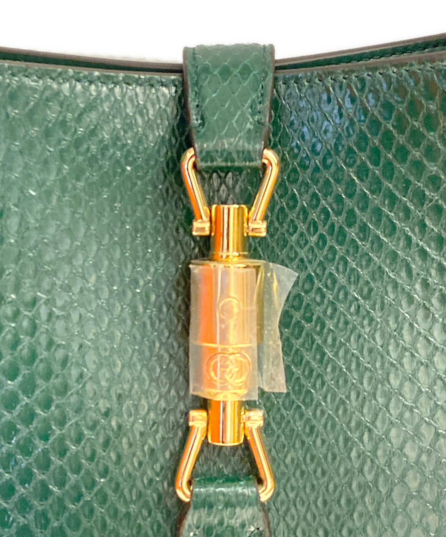 GUCCI グッチハンドバックジャッキベロアグリーン