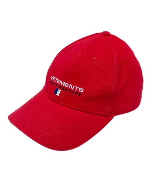 中古・古着通販】VETEMENTS (ヴェトモン) ロゴ刺繍キャップ WSS18AC16