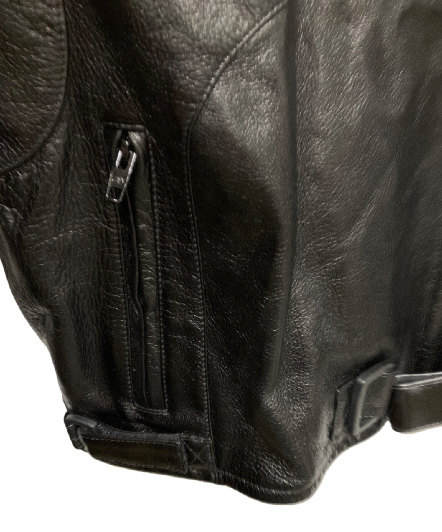 中古・古着通販】BALENCIAGA (バレンシアガ) ロゴデザインレザー