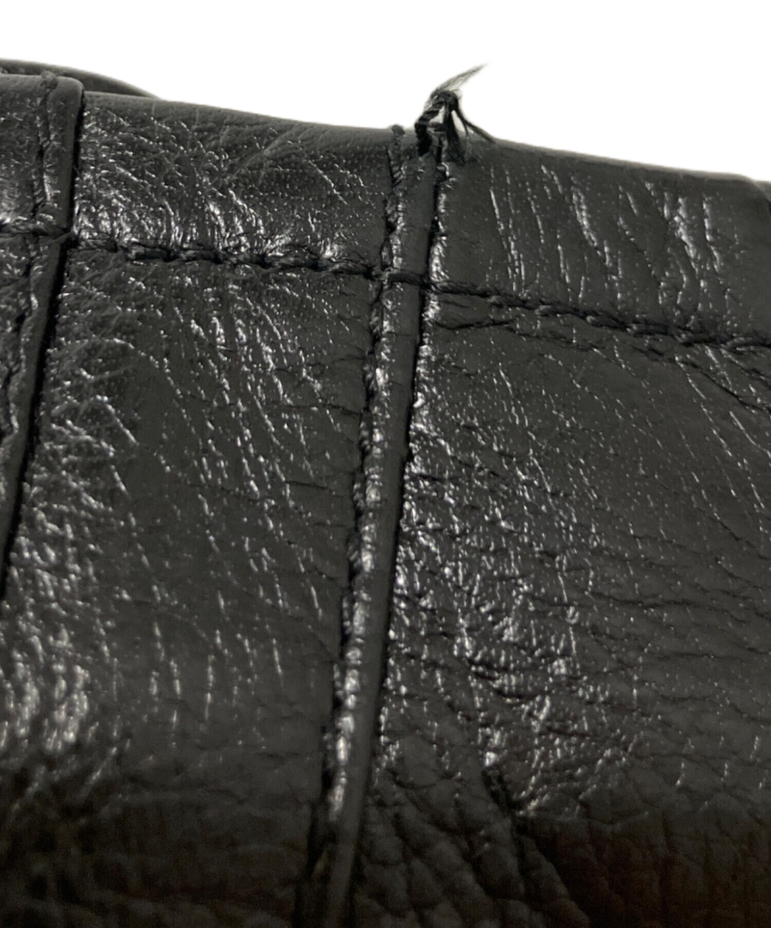 中古・古着通販】BALENCIAGA (バレンシアガ) ロゴデザインレザー