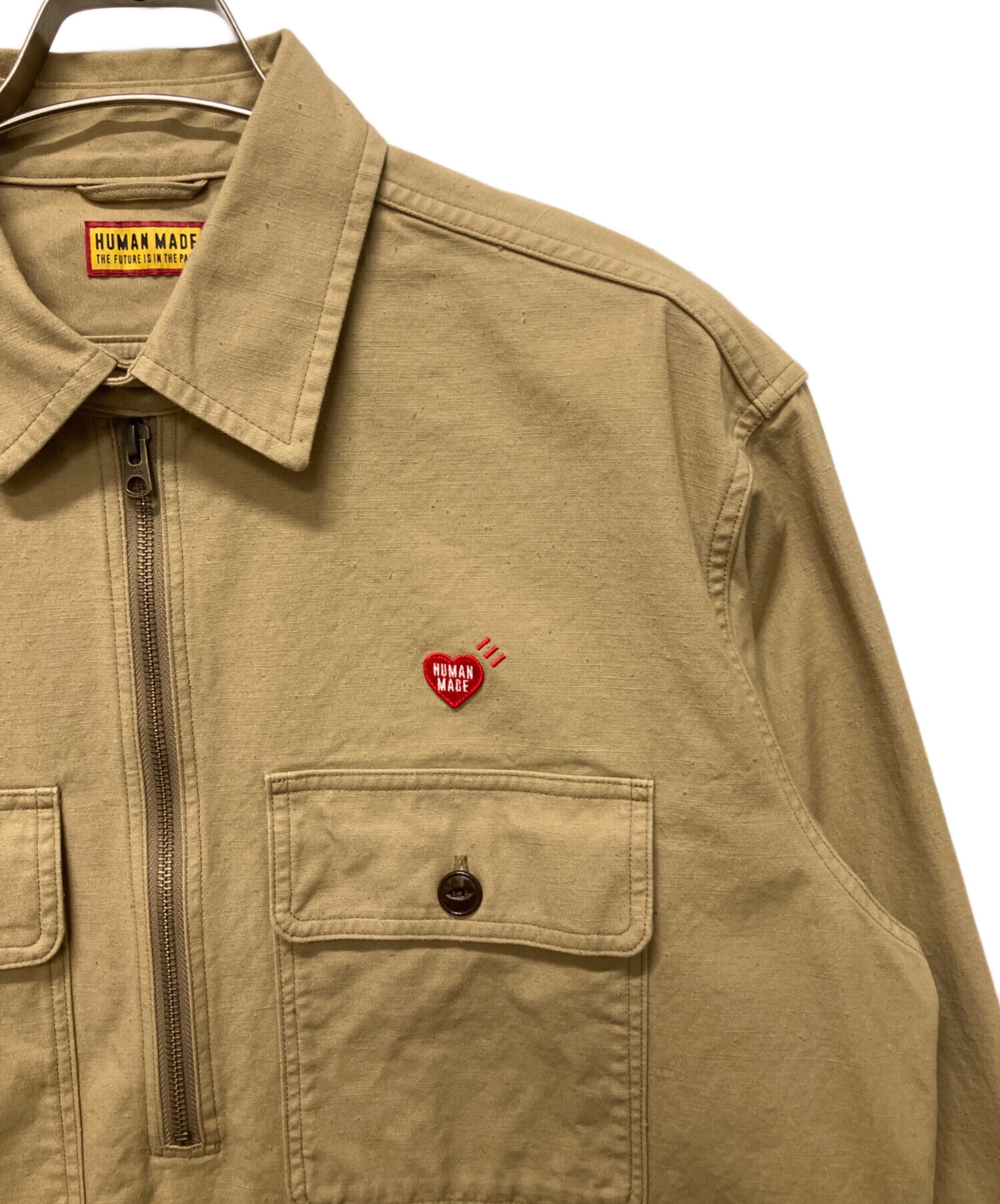 中古・古着通販】HUMAN MADE (ヒューマンメイド) Zip-Up Work Shirt
