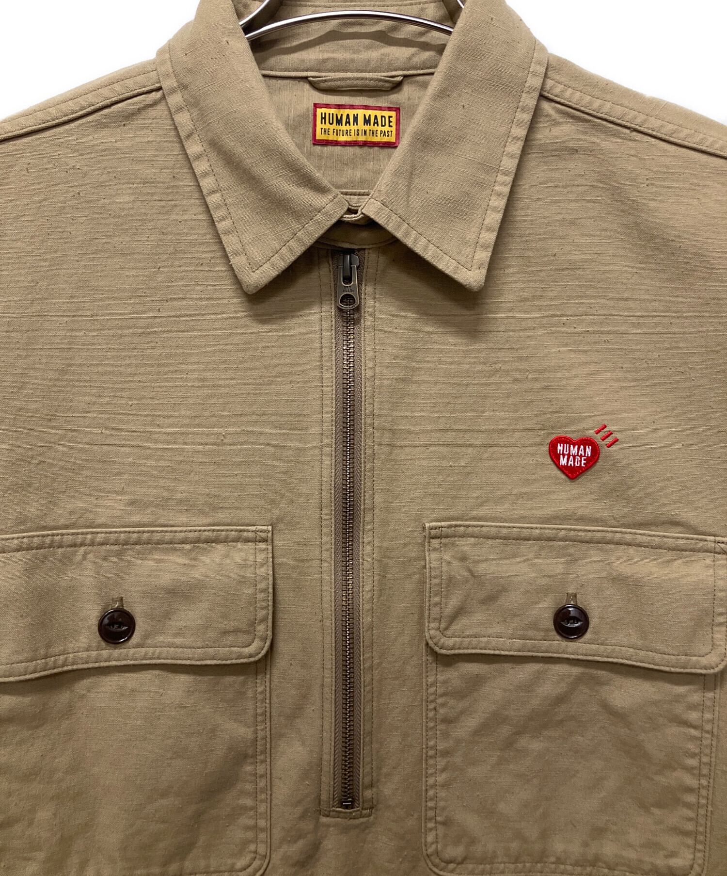 中古・古着通販】HUMAN MADE (ヒューマンメイド) Zip-Up Work Shirt