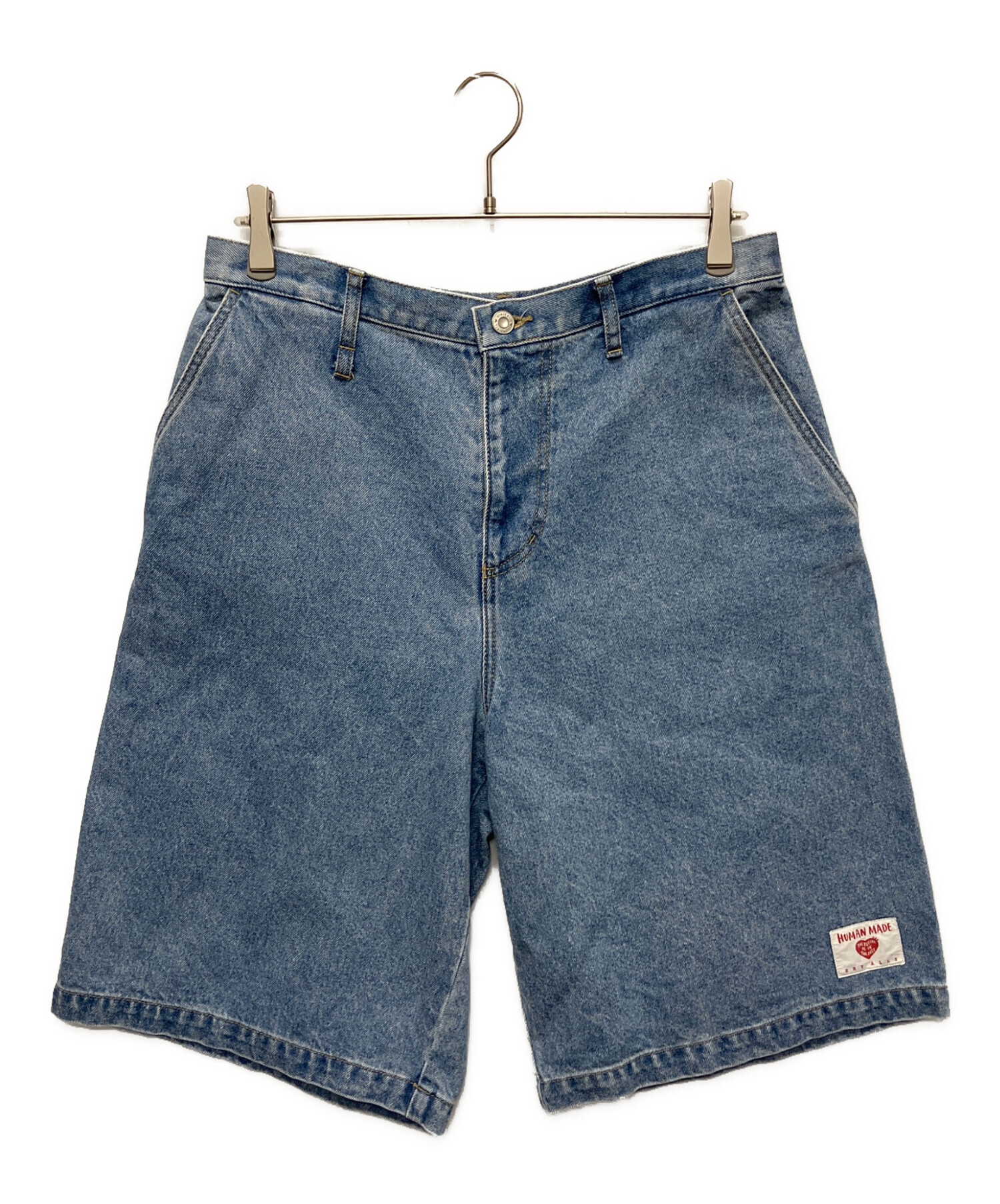 中古・古着通販】HUMAN MADE (ヒューマンメイド) DENIM PAINTER SHORTS