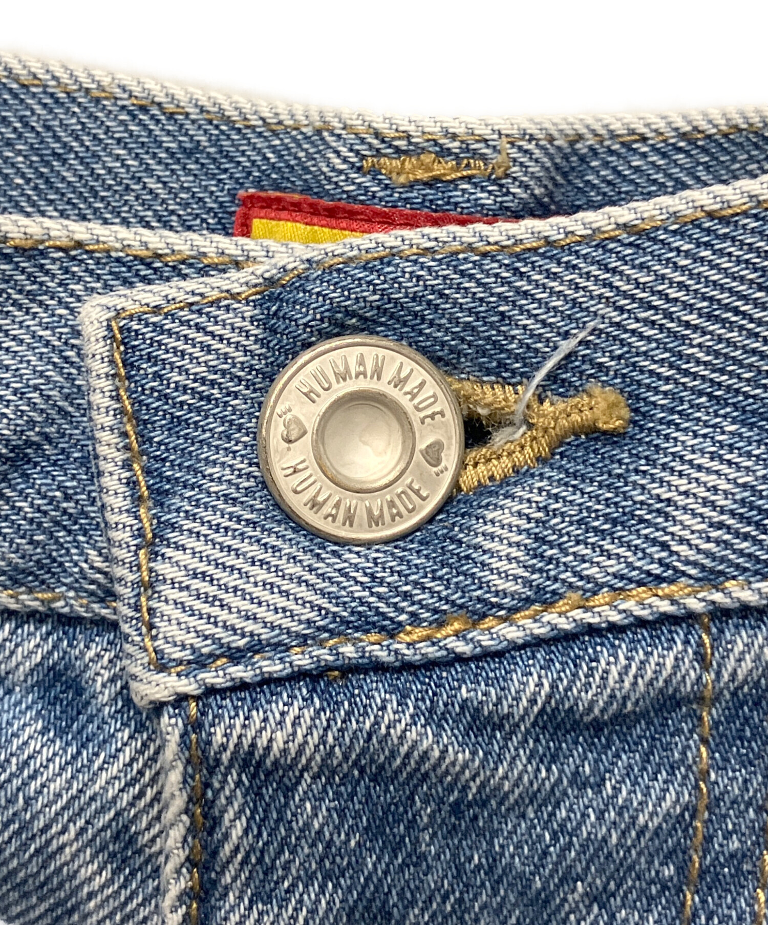 中古・古着通販】HUMAN MADE (ヒューマンメイド) DENIM PAINTER SHORTS