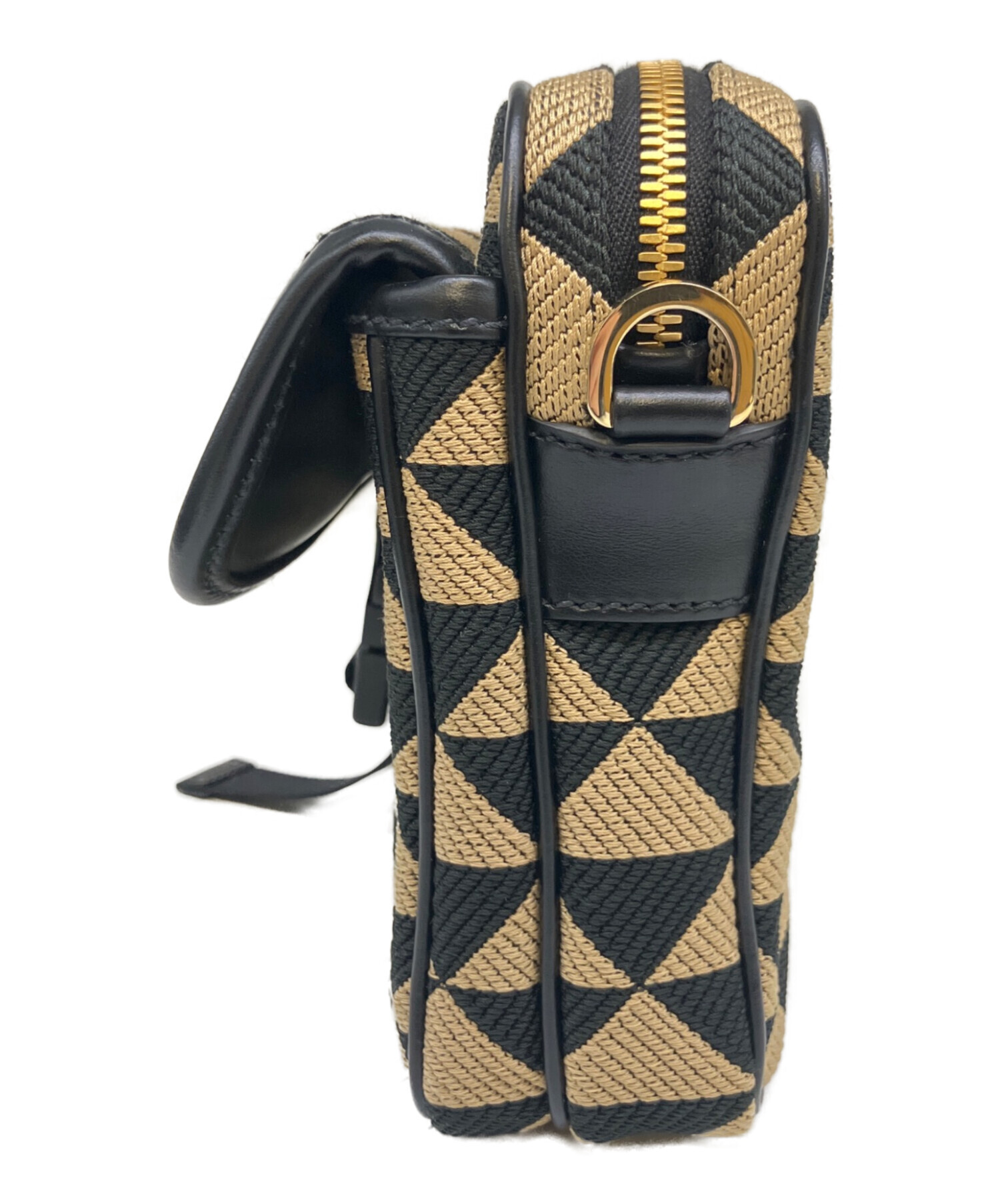 中古・古着通販】PRADA (プラダ) エンブロイダリーファブリックバッグ 