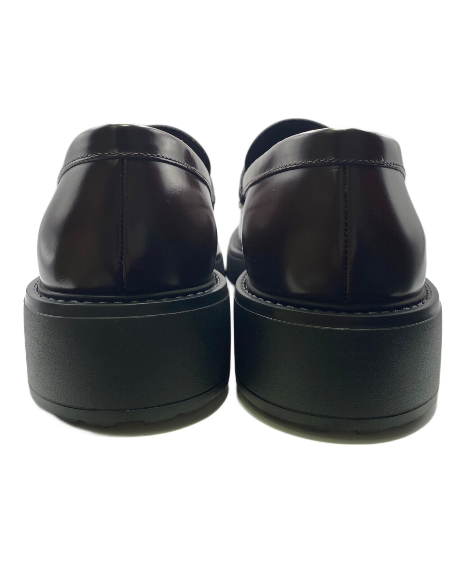 中古・古着通販】PRADA (プラダ) ブラッシュドレザーローファー 中古・古着通販】PRADA (プラダ) ブラッシュドレザーローファー