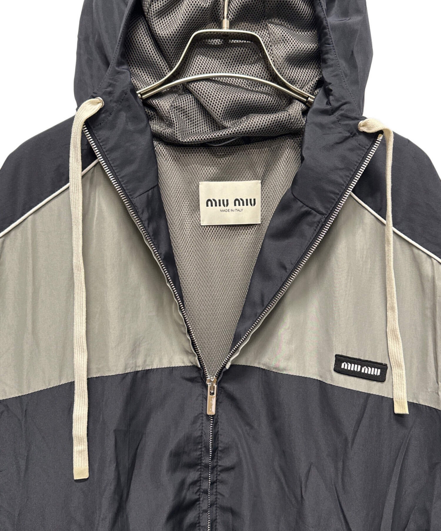 中古・古着通販】MIU MIU (ミュウミュウ) テクニカルシルクジップ