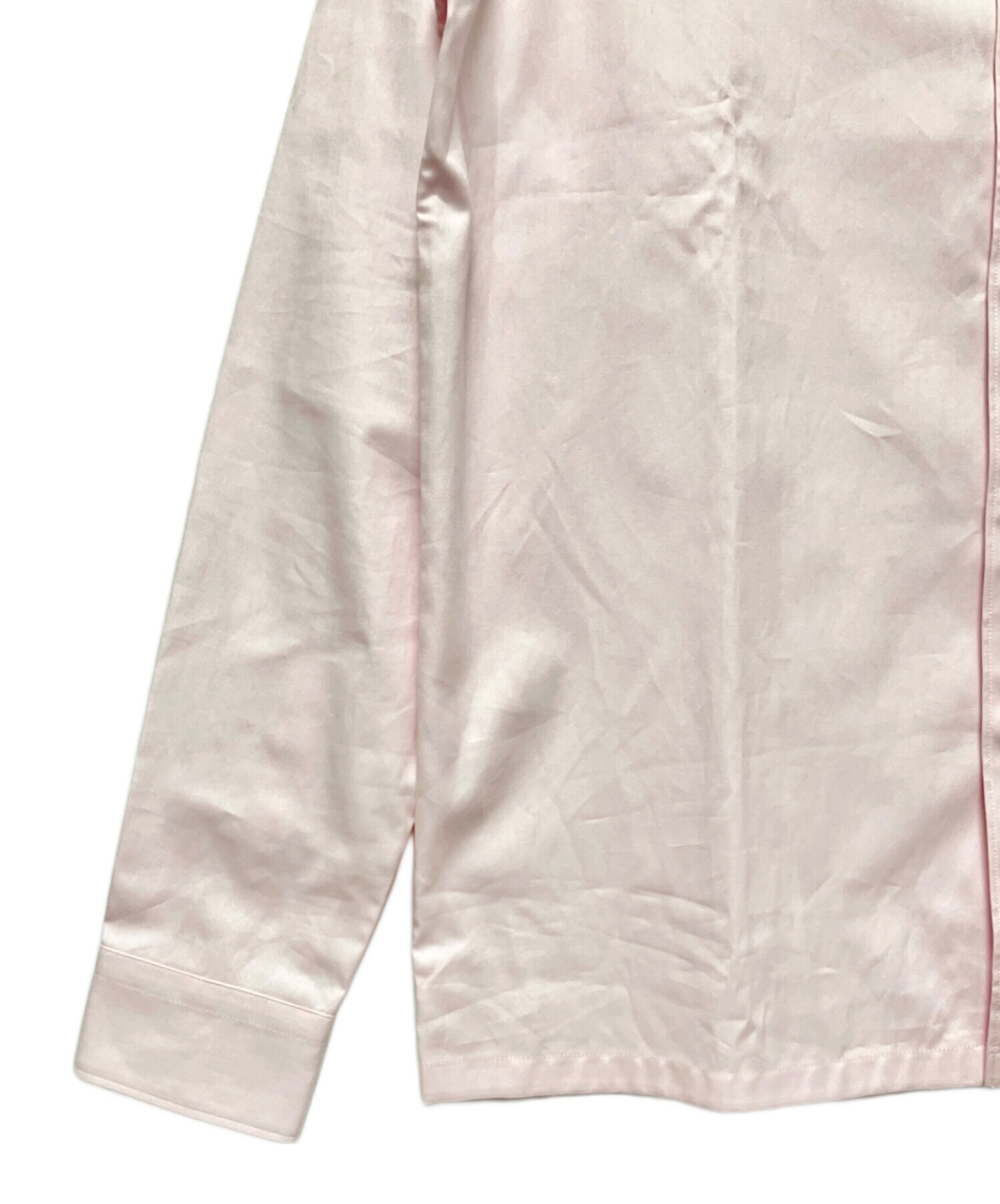 中古・古着通販】PRADA (プラダ) 24ss ロゴプリントシャツ ピンク