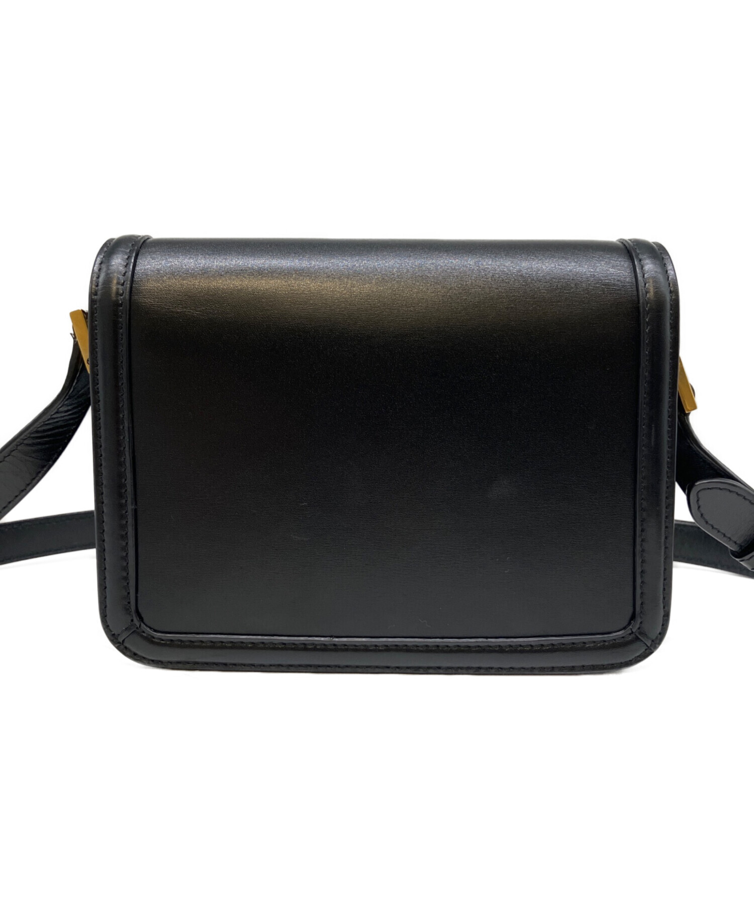 SAINT LAURENT PARIS ブラック ショルダーバッグ 中古・古着通販】Saint Laurent Paris (サンローランパリ) ソルフェ