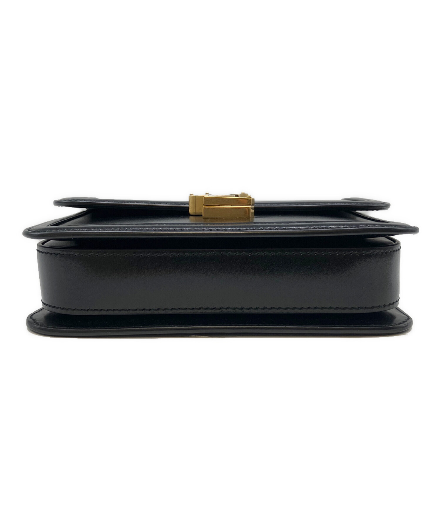 SAINT LAURENT PARIS ブラック ショルダーバッグ 中古・古着通販】Saint Laurent Paris (サンローランパリ) ソルフェ