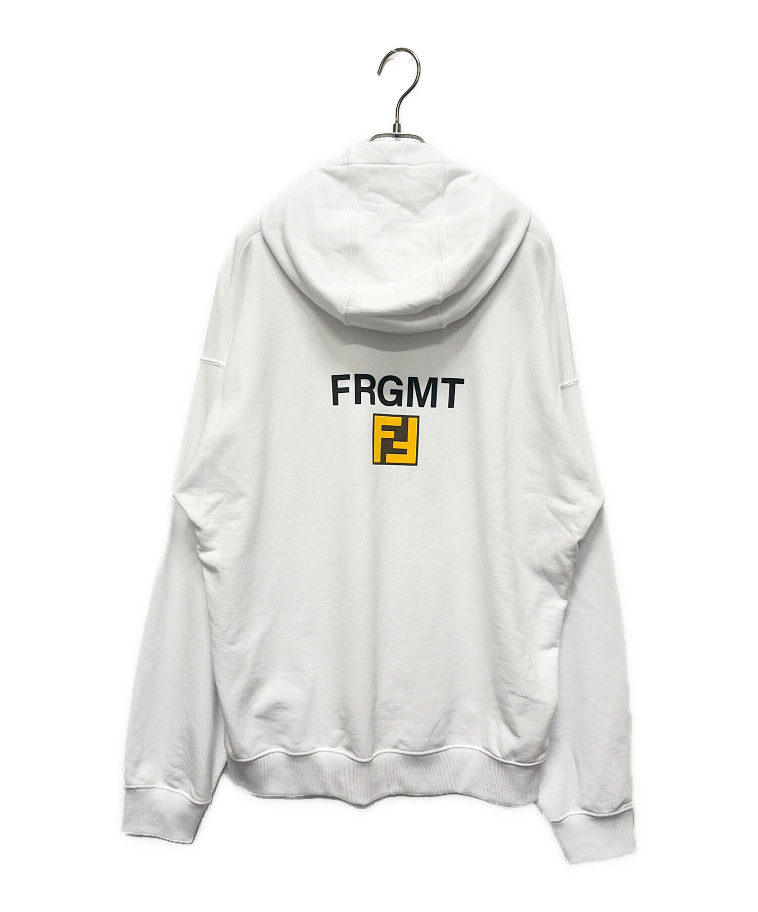 中古・古着通販】FENDI (フェンディ) コラボパーカー ホワイト サイズ