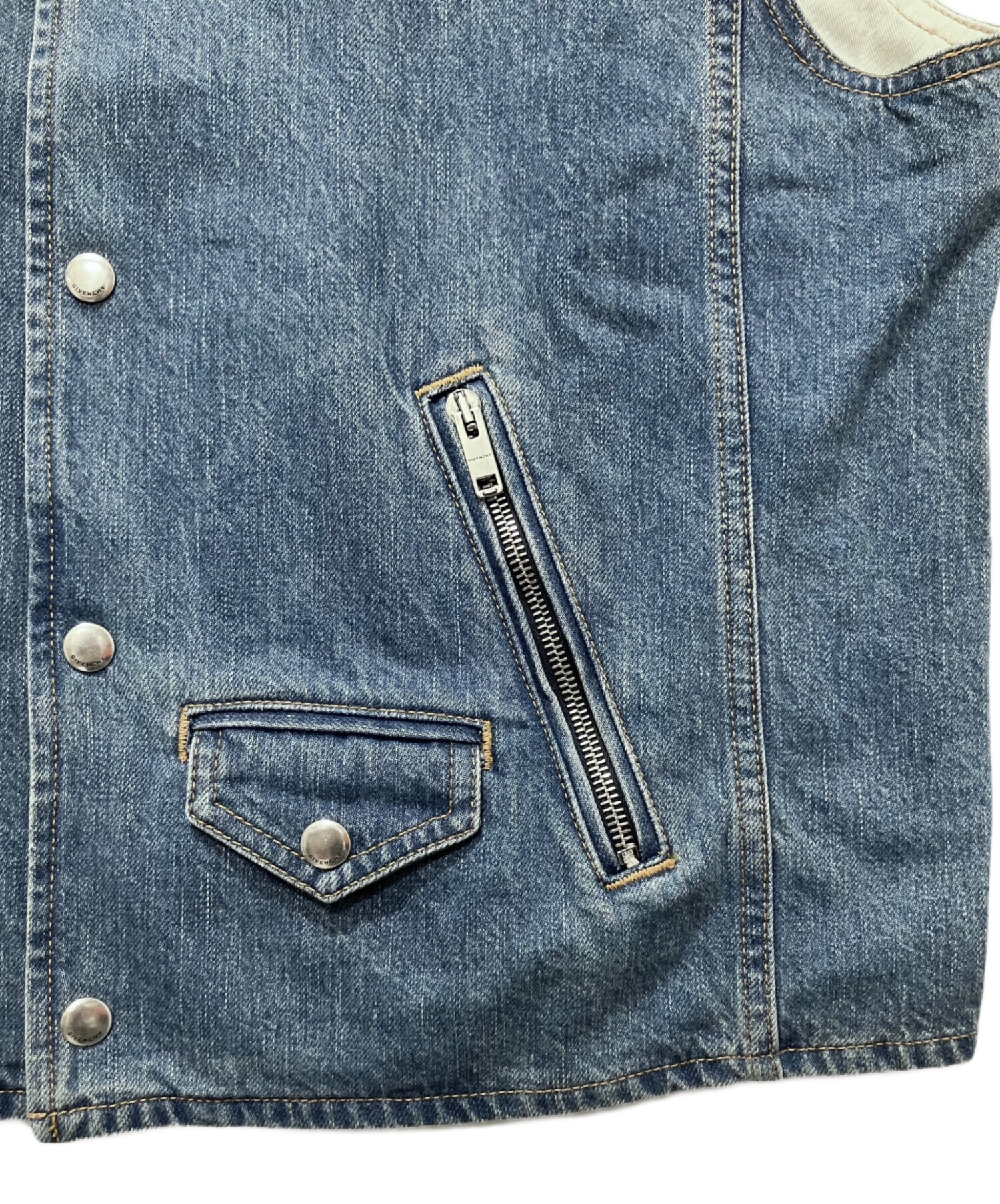 中古・古着通販】GIVENCHY (ジバンシィ) Denim Sleeveless Jacket