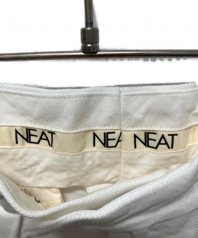 中古・古着通販】NEAT (ニート) センタープレススラックス ホワイト