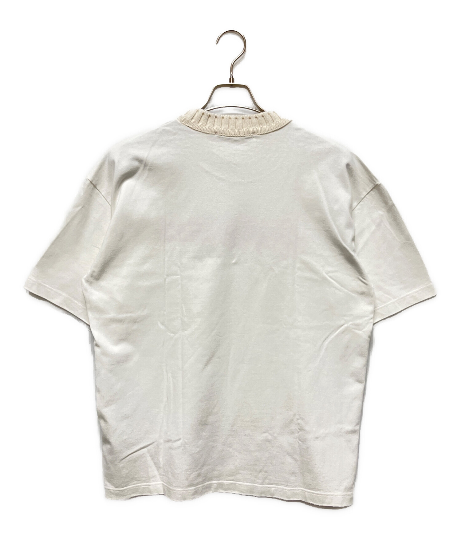 マカ116 美品 ルイヴィトン タンクトップ トップス ビーズ ロゴ ホワイト 中古・古着通販】LOUIS VUITTON (ルイ ヴィトン) 22SS ロゴエンブロイ
