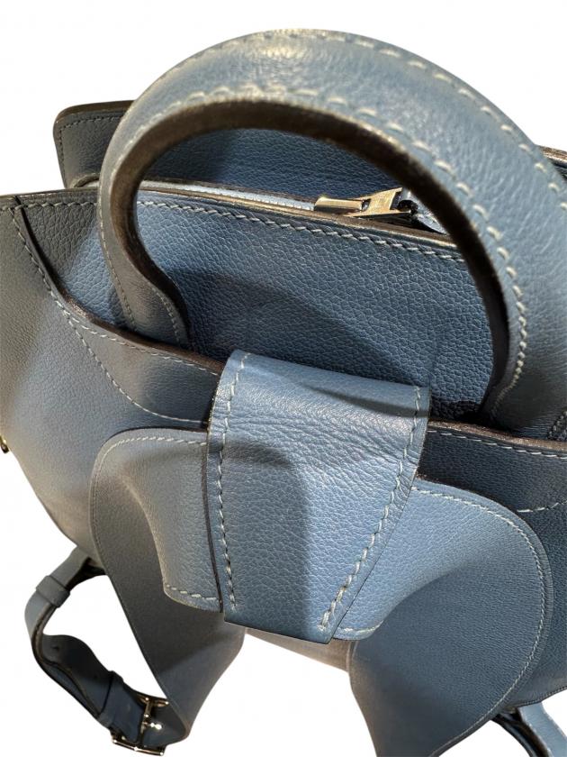 中古・古着通販】HERMES (エルメス) シティバッグ27 ブルージーン