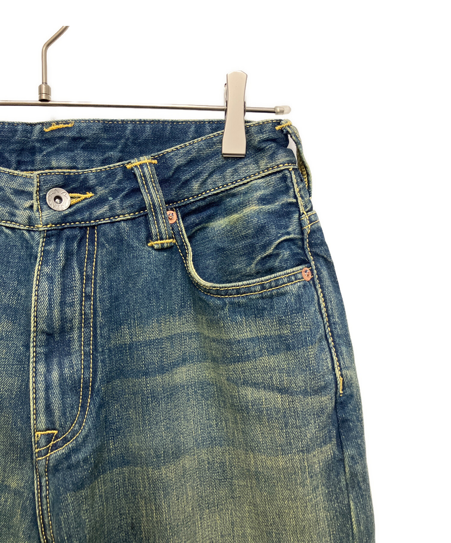 中古・古着通販】EVISU (エヴィス) ウォッシュドボンデージ ジーンズ