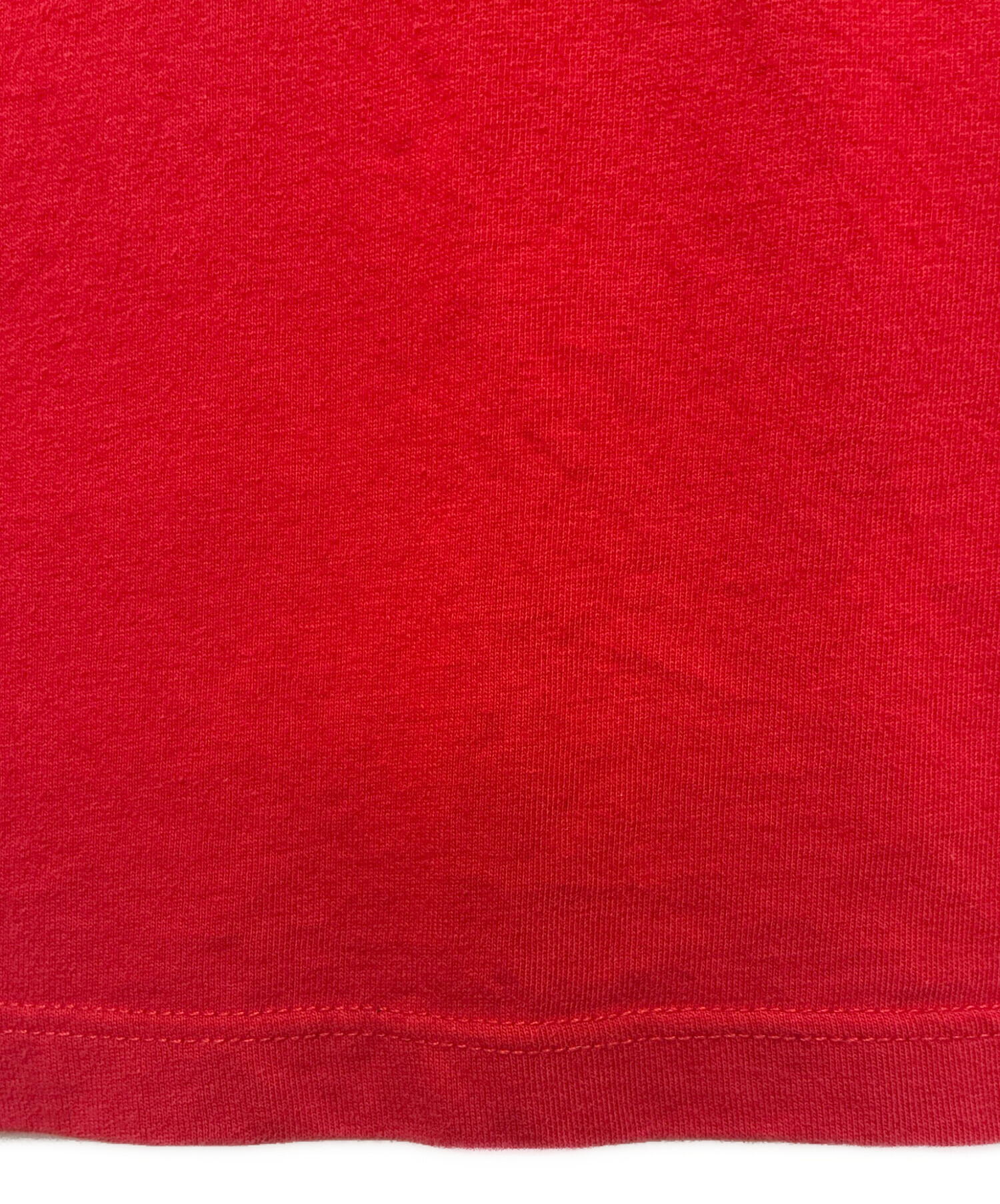 中古・古着通販】MSGM (エムエスジーエム) ロゴTシャツ レッド サイズ