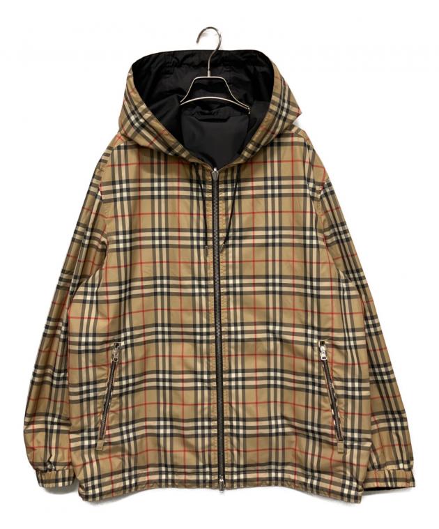 バーバリー⭐︎ノバチェック リバーシブルジャケット ブルゾン XL ホースタグ 中古・古着通販】BURBERRY (バーバリー) リバーシブルノバチェック