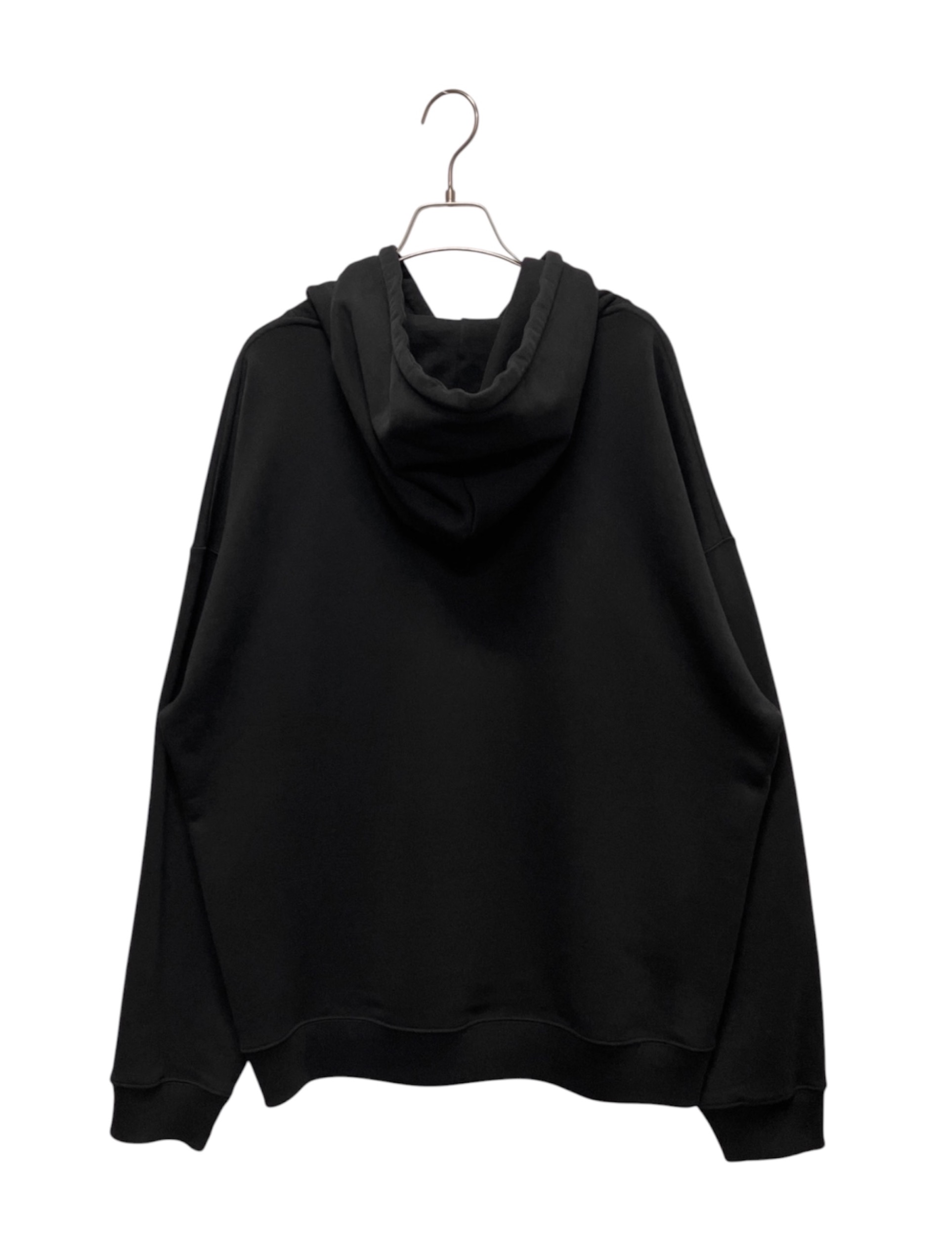LOEWE ブラック パーカー レザーポケット付き 中古・古着通販】LOEWE (ロエベ) アナグラムレザーポケットパーカー