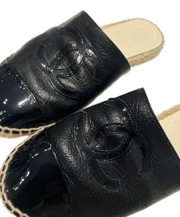 CHANEL シャネル CC ココマーク エスパドリーユ 34(21cm相当) 中古・古着通販】CHANEL (シャネル) ココマークエスパドリーユ