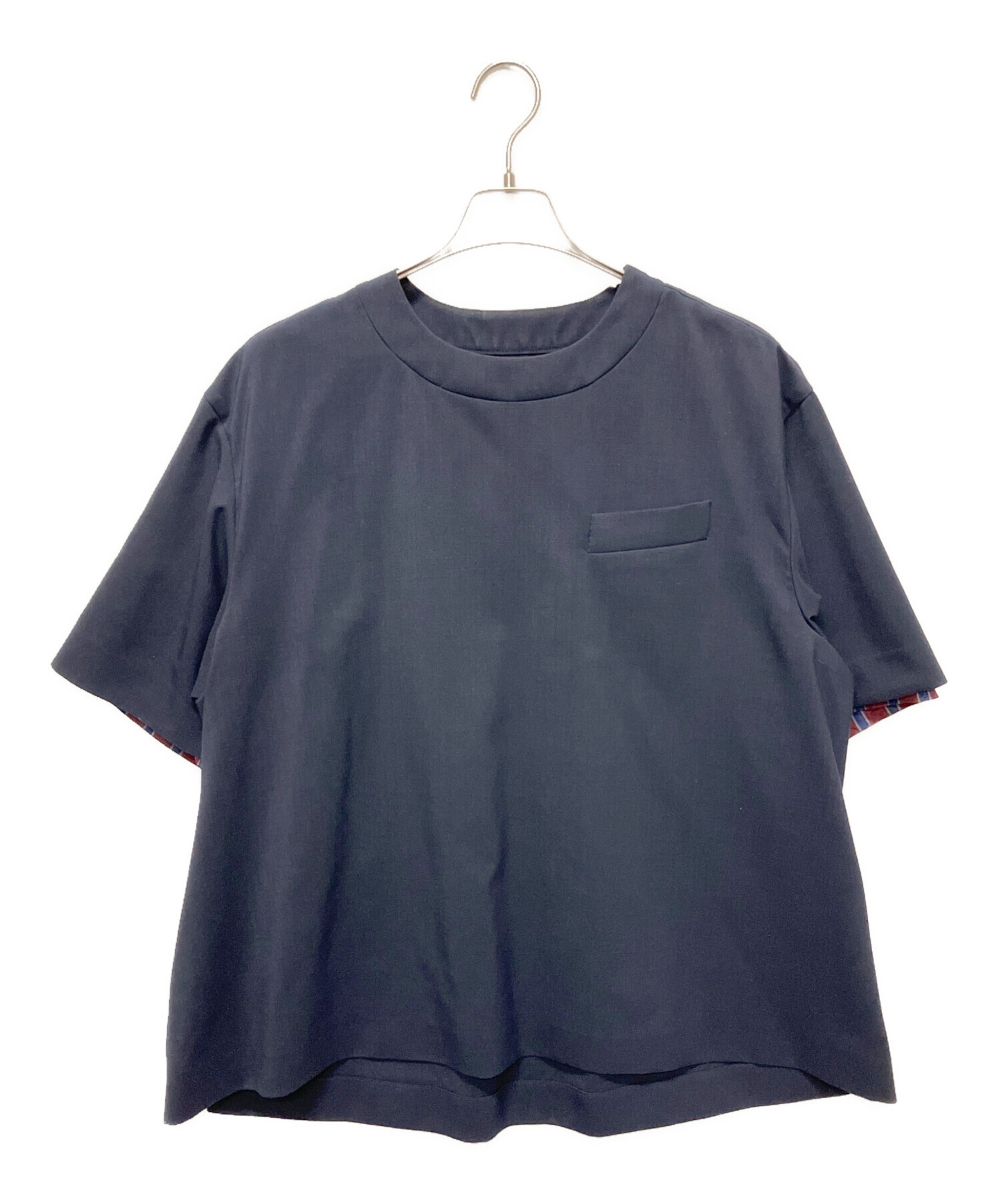 中古・古着通販】sacai (サカイ) ショルダージップレイヤードシャツ