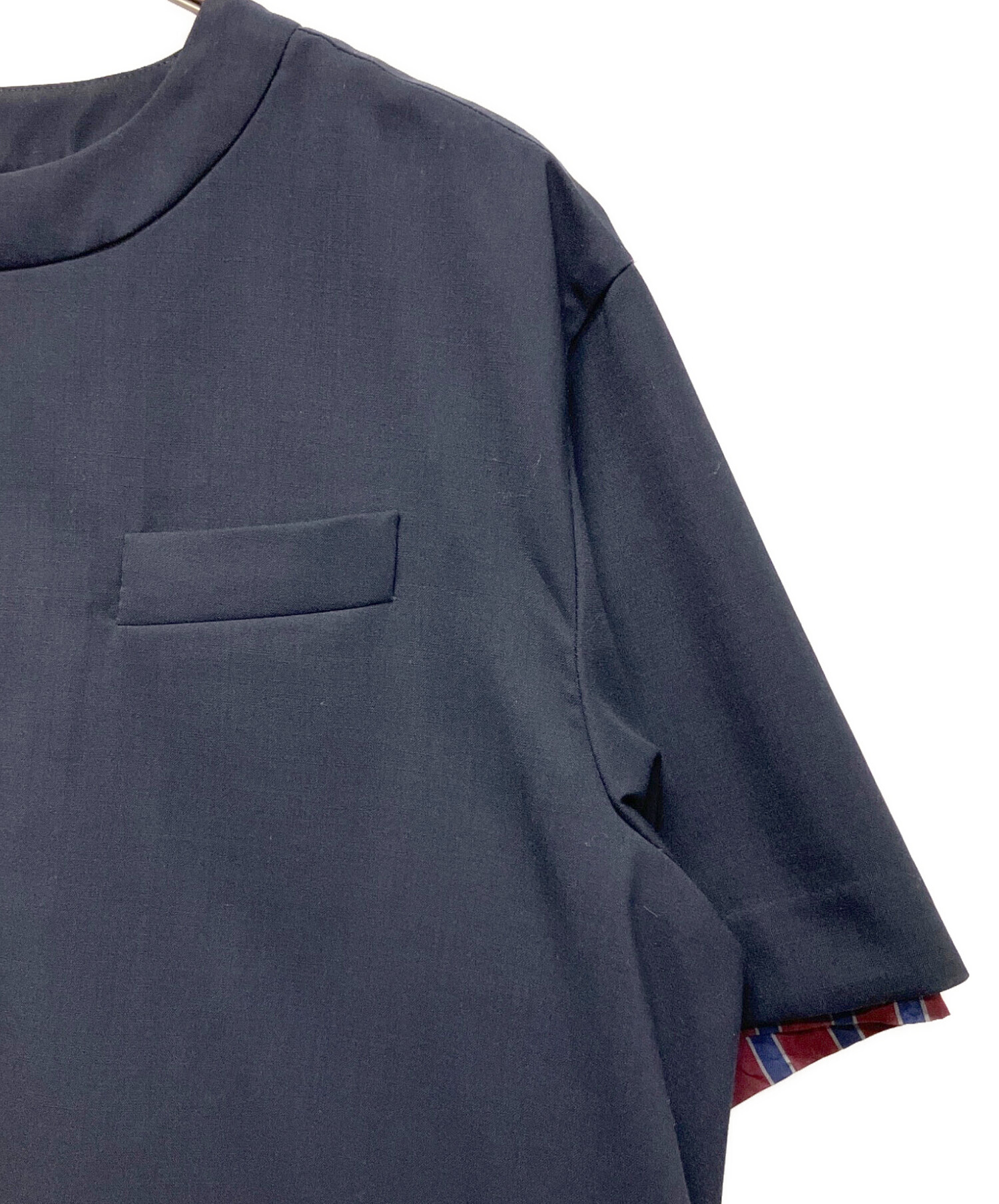 中古・古着通販】sacai (サカイ) ショルダージップレイヤードシャツ