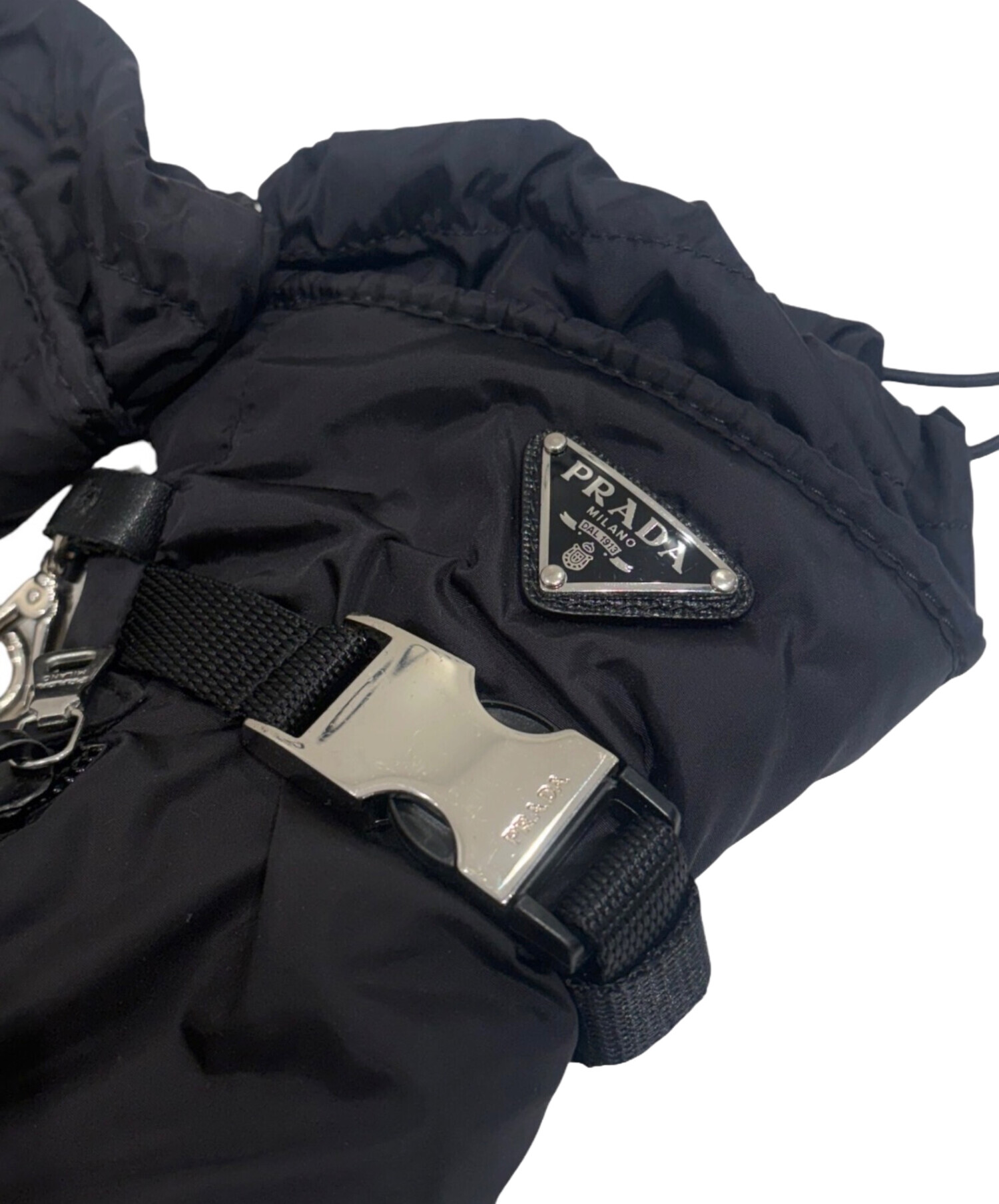 中古・古着通販】PRADA (プラダ) Re-Nylon zip ポケットミトングローブ