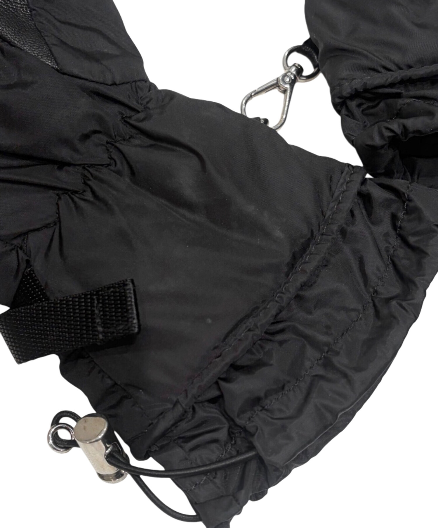 PRADA ナイロン製ミトン 中古・古着通販】PRADA (プラダ) Re-Nylon zip ポケットミトングローブ