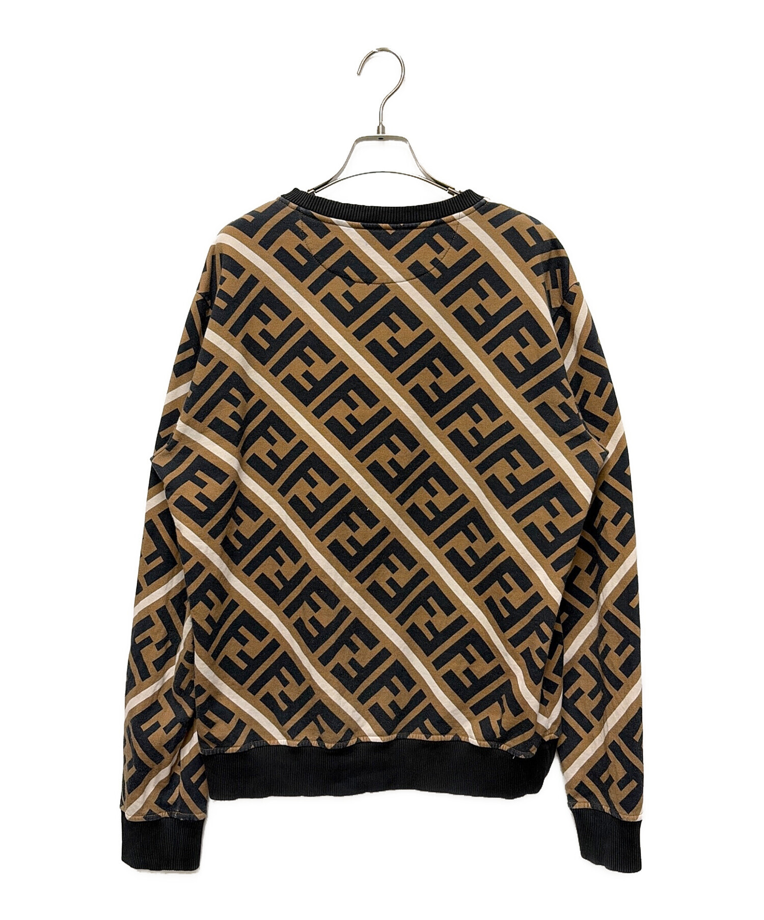 FENDI フェンディ　スウェット 中古・古着通販】FENDI (フェンディ) FFロゴスウェットトレーナー