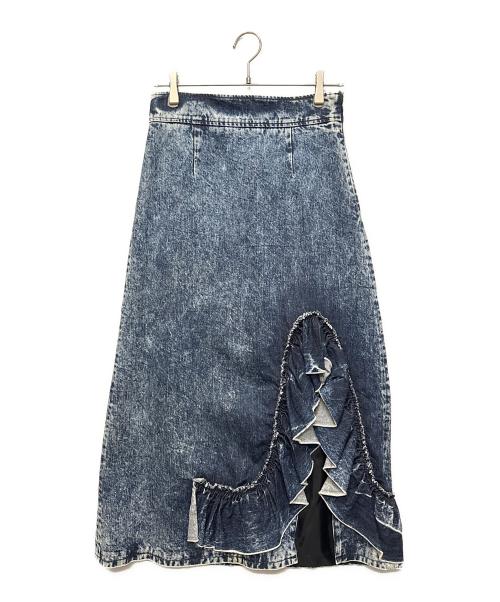 中古・古着通販】MIU MIU (ミュウミュウ) デザインデニムスカート