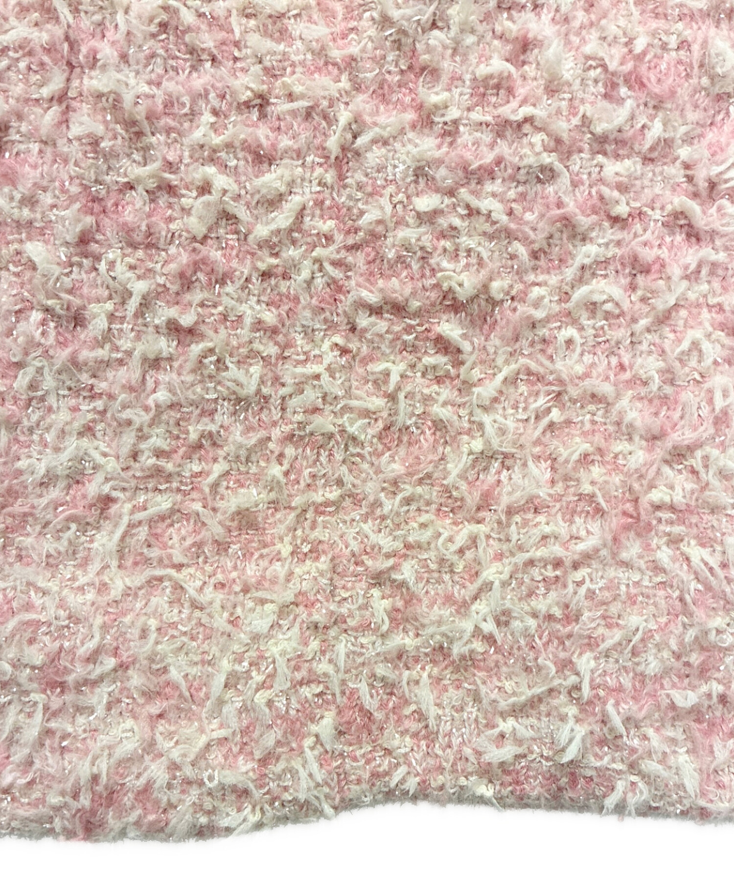 中古・古着通販】BALENCIAGA (バレンシアガ) ツイードスカート ピンク 