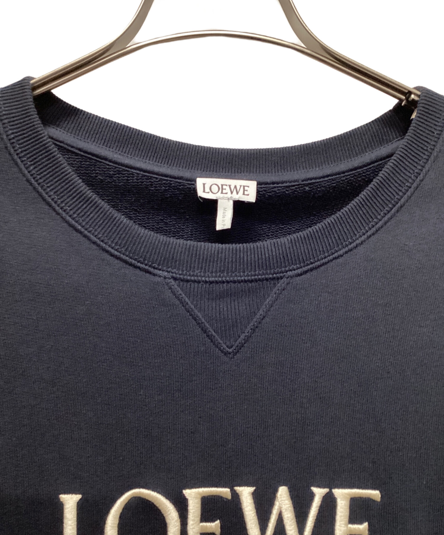 中古・古着通販】LOEWE (ロエベ) アナグラムスウェット ネイビー