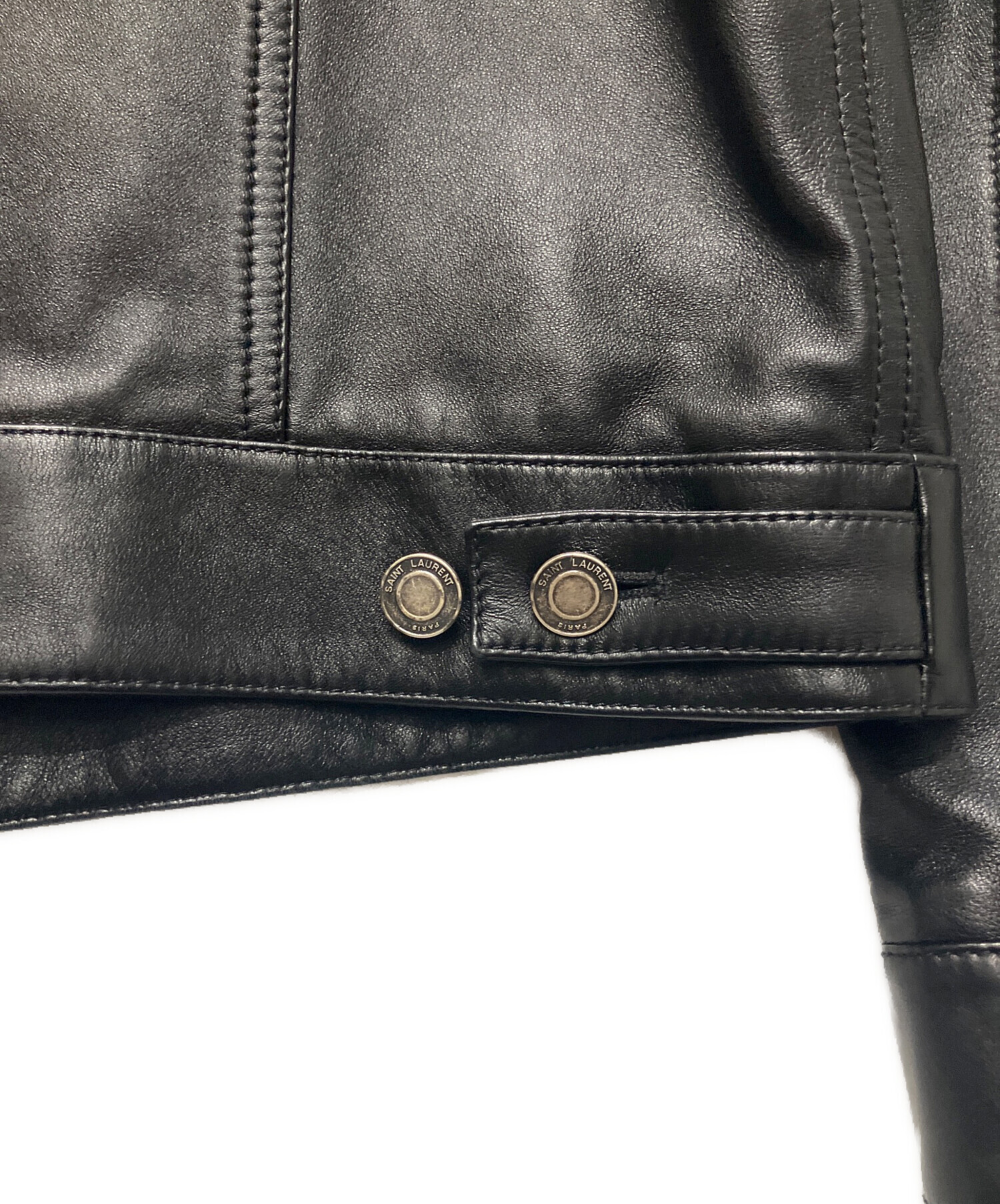 中古・古着通販】Saint Laurent Paris (サンローランパリ) レザー