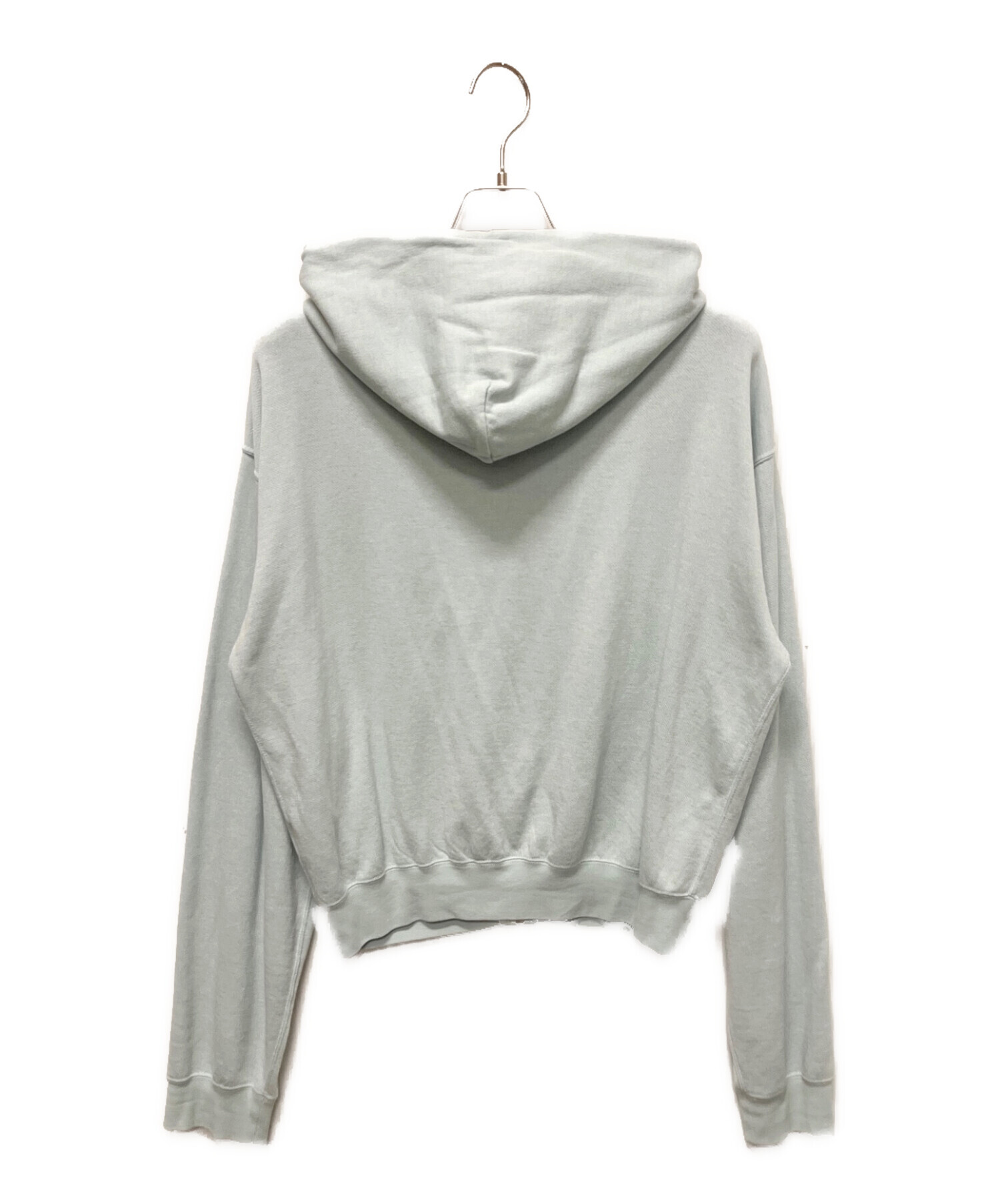 AURALEE ハーフジップパーカー　ライトグレー 中古・古着通販】AURALEE (オーラリー) HIGH TWIST LIGHT SWEAT ZIP