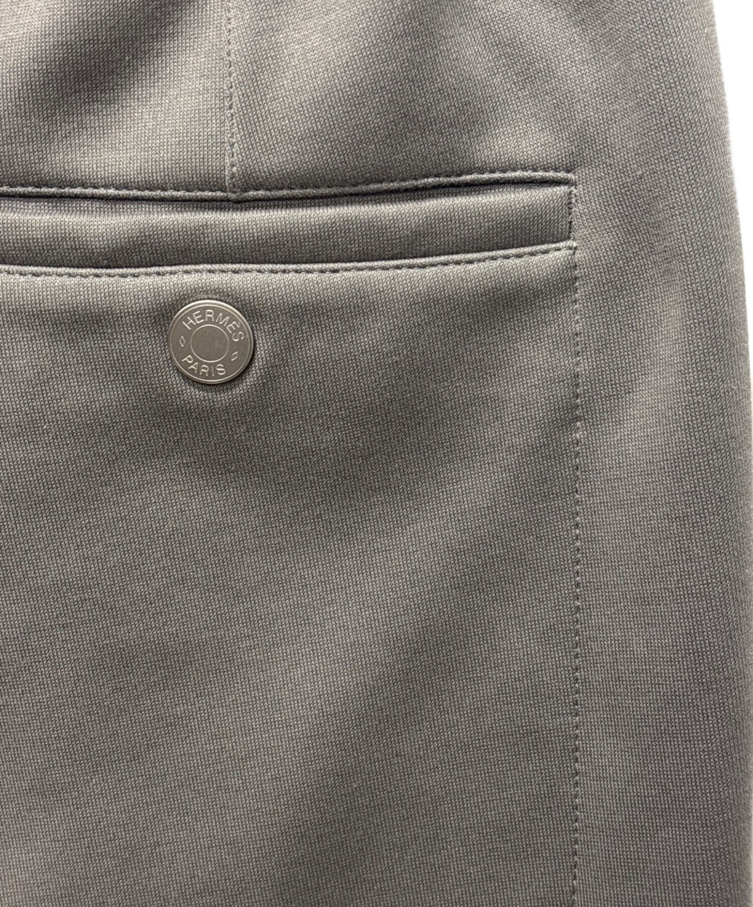 中古・古着通販】HERMES (エルメス) ジョガーパンツ グレー サイズ:40