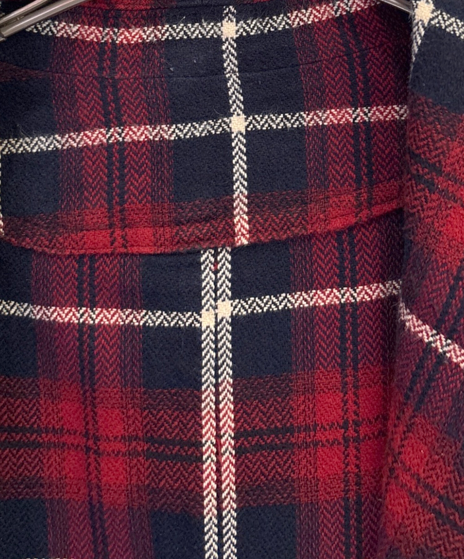 UNDERCOVER 15AW カットオフ　チェック　ヘリンボーン　ガウンコート 中古・古着通販】UNDERCOVER (アンダーカバー) ヘリンボンチェック