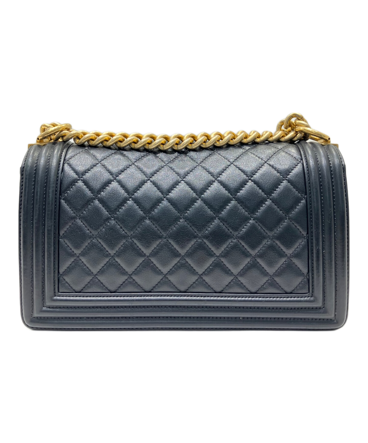 中古・古着通販】CHANEL (シャネル) ボーイシャネル25 ブラック サイズ 