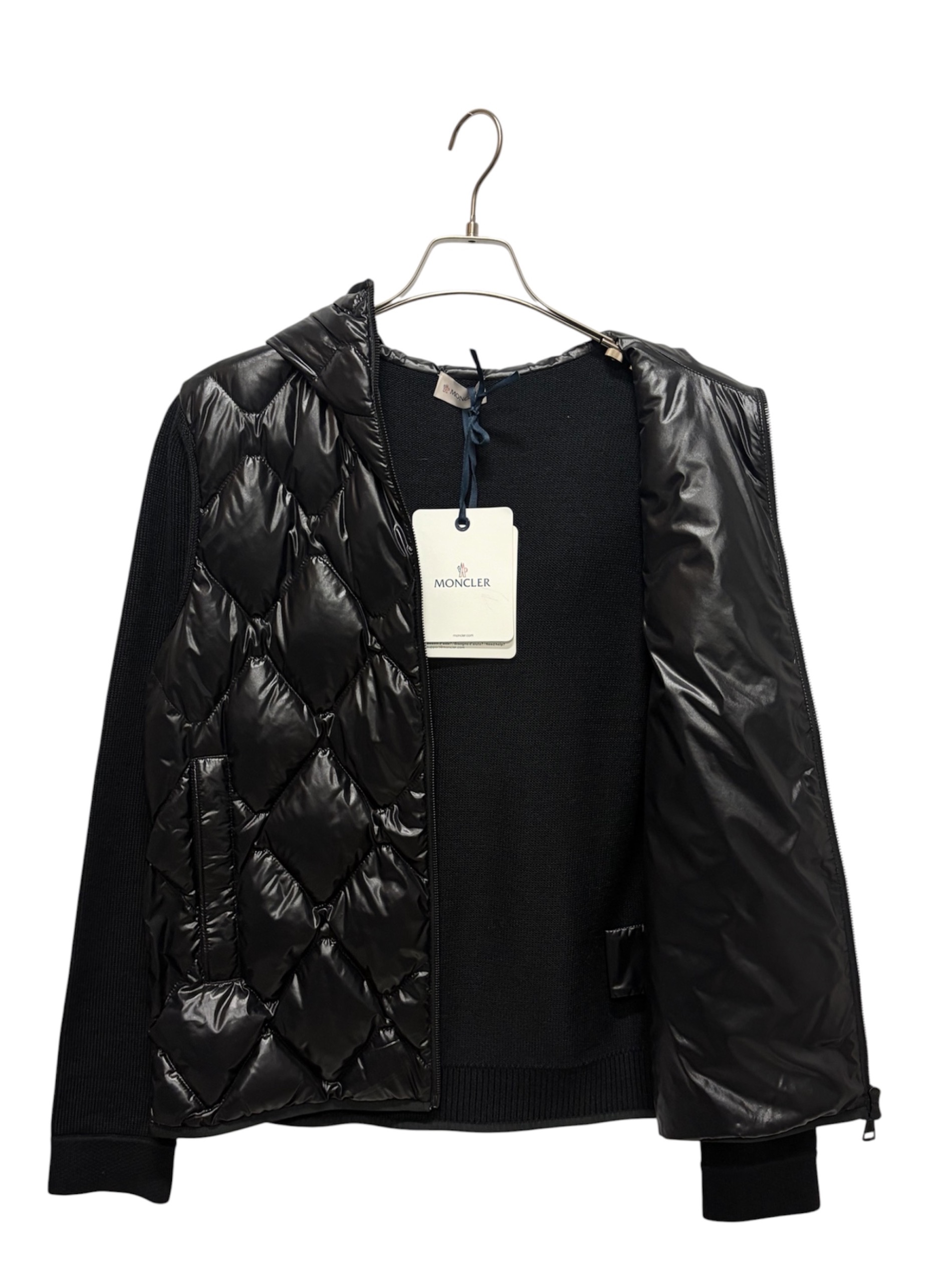 中古・古着通販】MONCLER (モンクレール) CARDIGAN TRICOT ブラック