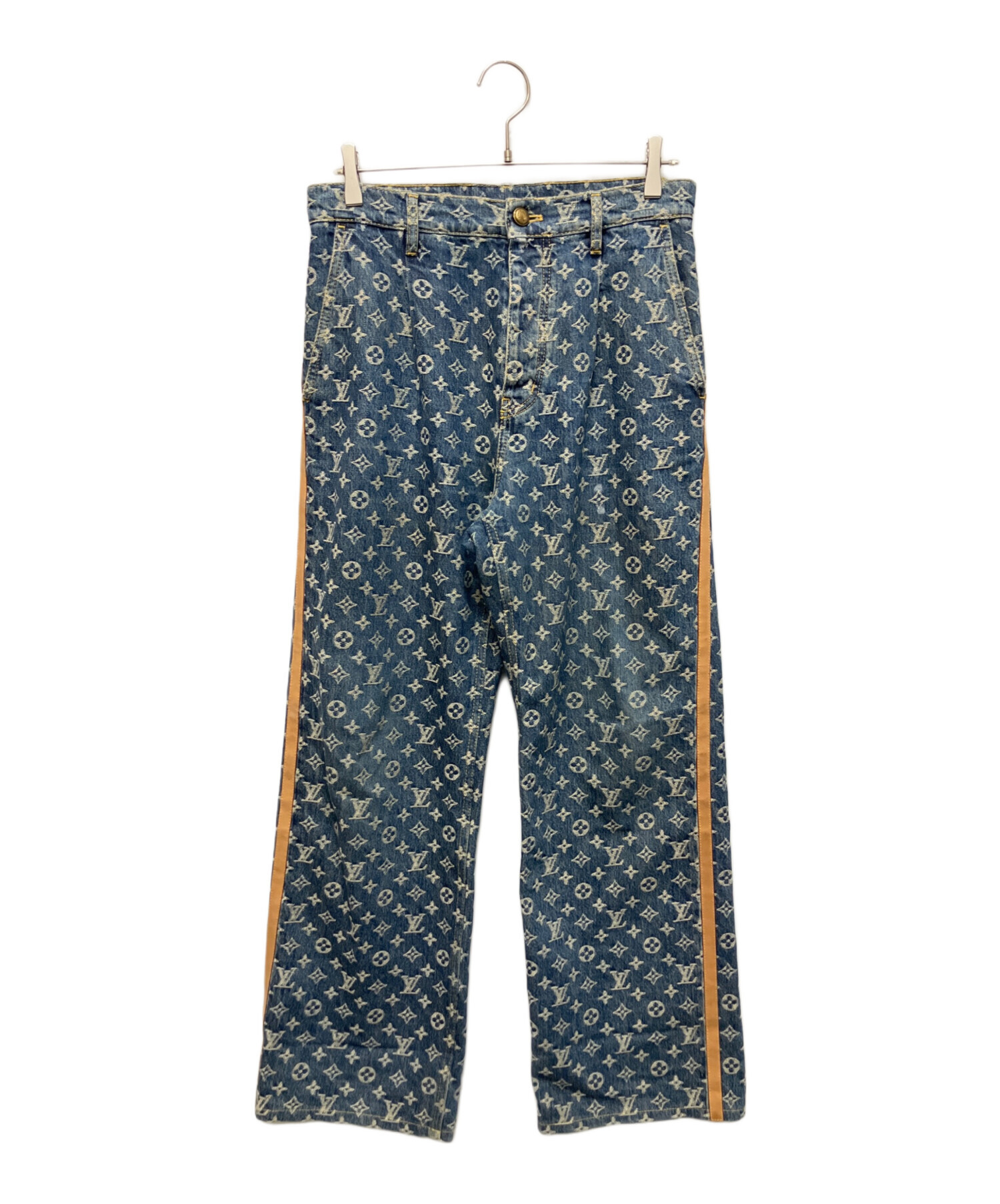 Louis Vuitton ヴィトン モノグラム デニムパンツ 30 23AW 中古・古着通販】LOUIS VUITTON (ルイ ヴィトン) サイド25SS レザー