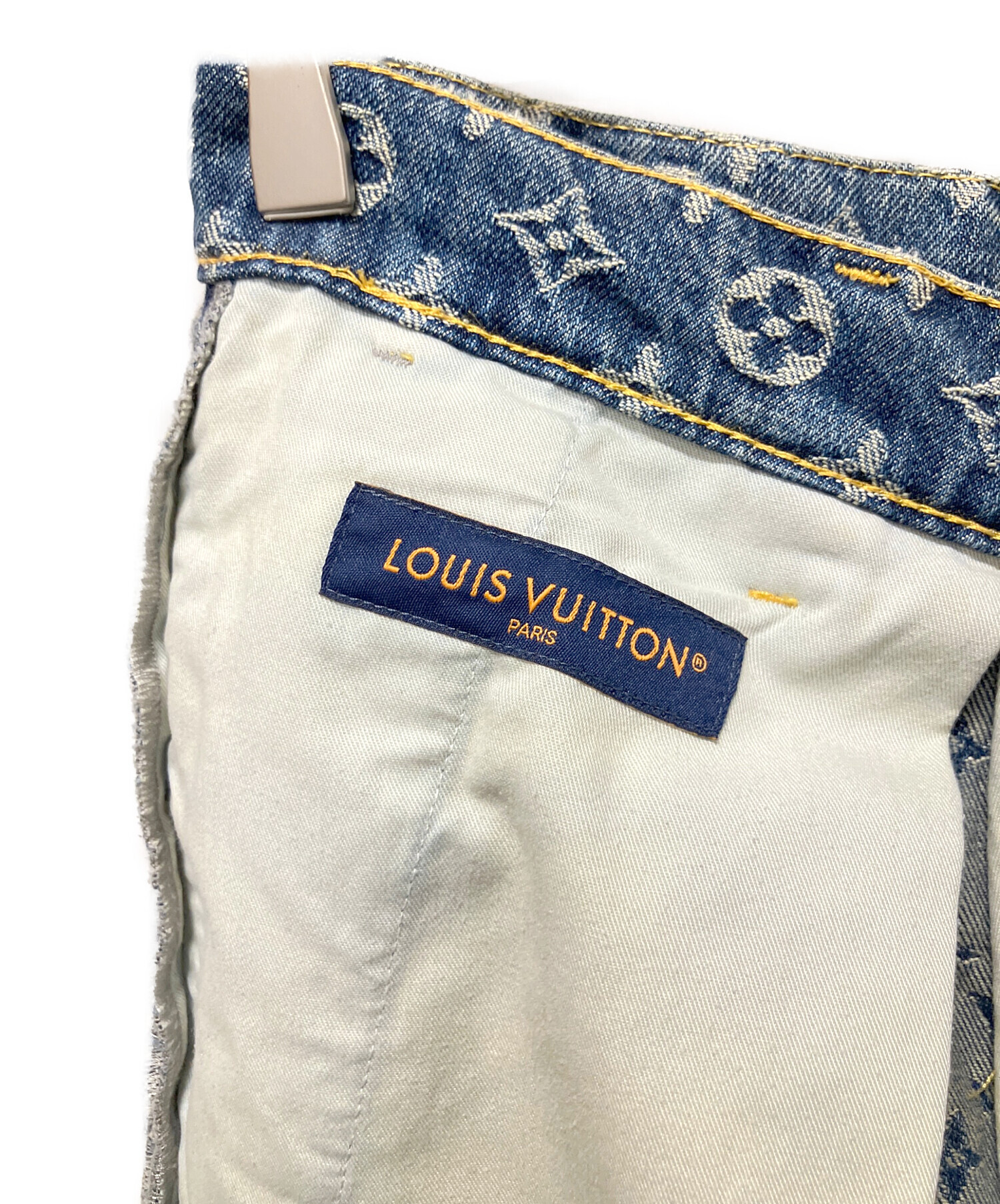 LOUIS VUITTON モノグラム デザインパンツ LV 未使用美品 中古・古着通販】LOUIS VUITTON (ルイ ヴィトン) サイド25SS レザー